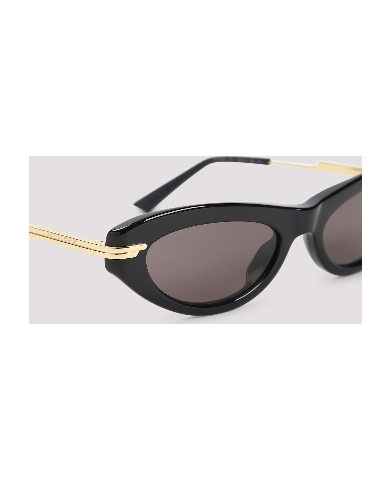 Bottega Veneta Bv1368s Sunglasses - Black Gold Grey