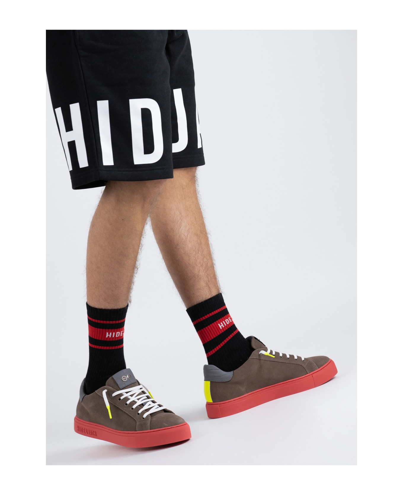 Hide&Jack Sporty Shorts Black Tシャツ