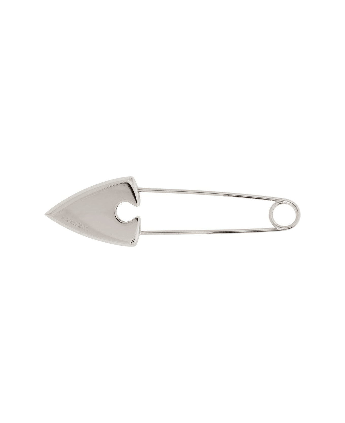 Alexander McQueen Arrow Safety Pin Brooch - SILVER