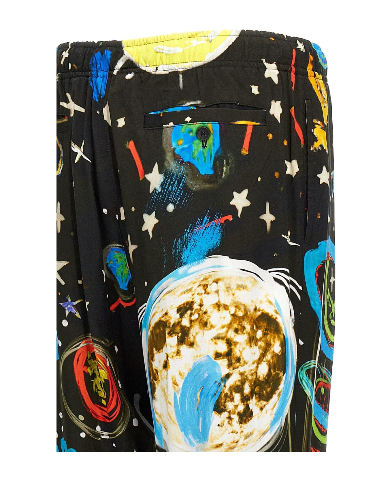 Palm Angels Starry Night Printed Drawstring Pants - Multicolor