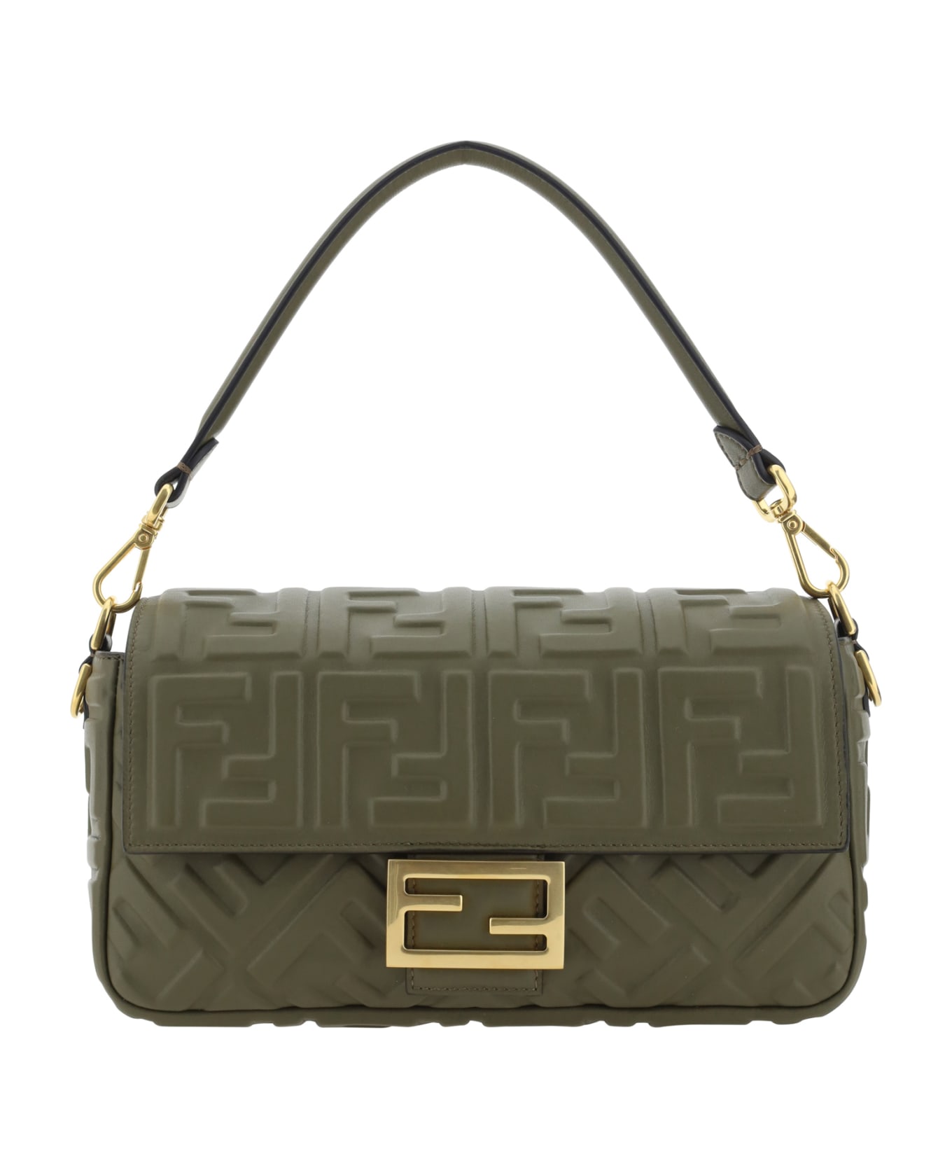 Fendi Baguette Handbag - Avocado+ovibr