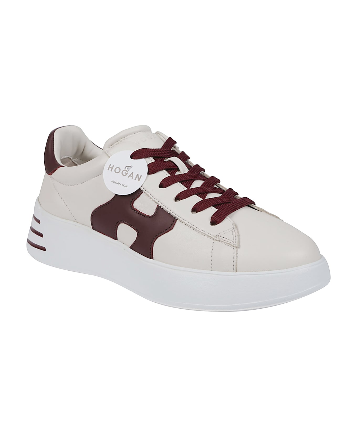 Hogan Rebel H564 Sneakers - F Yogurt/bordeaux