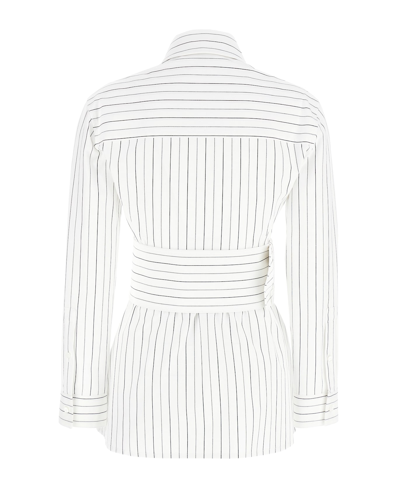Burberry Striped Shirt - Red