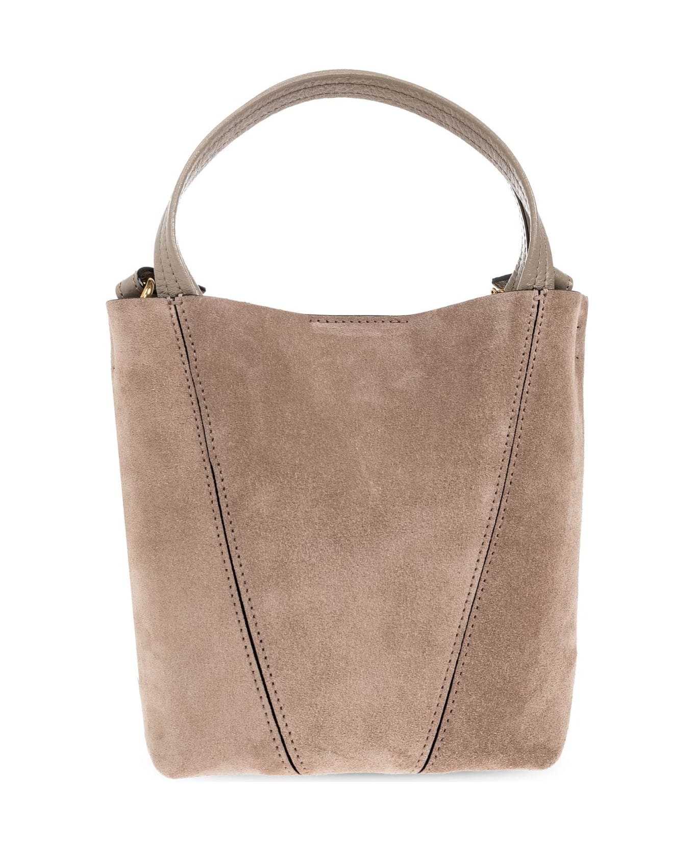 Chloé Shoulder Bag `chloé Spin Small` - Light Grey