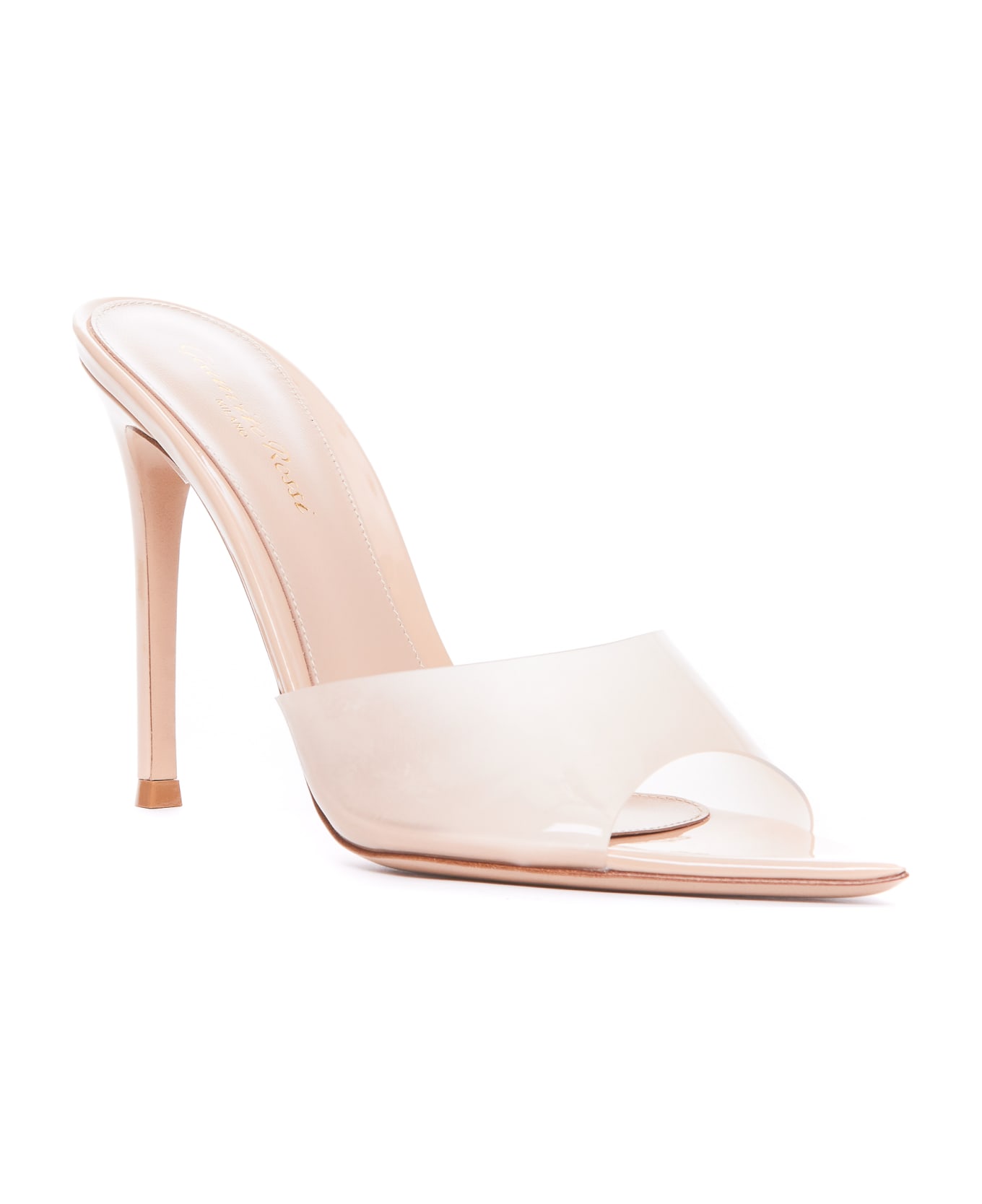 Gianvito Rossi Elle Glass Sandals - Pink