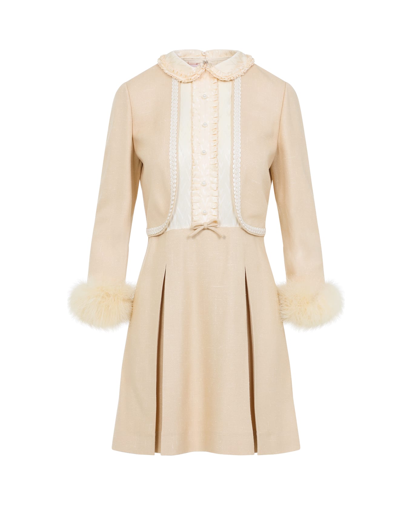 Valentino Feathers Mini Dress - Etf Betulla