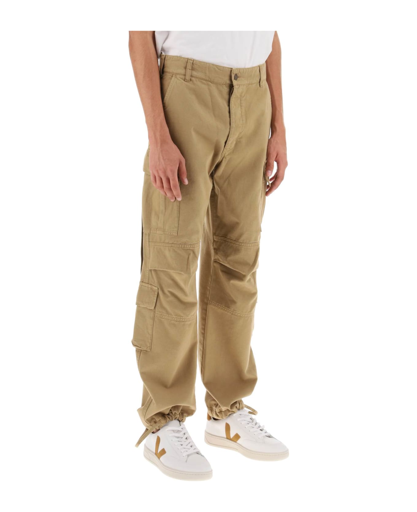 DARKPARK Saint Cotton Cargo Pants - BEIGE (Beige)