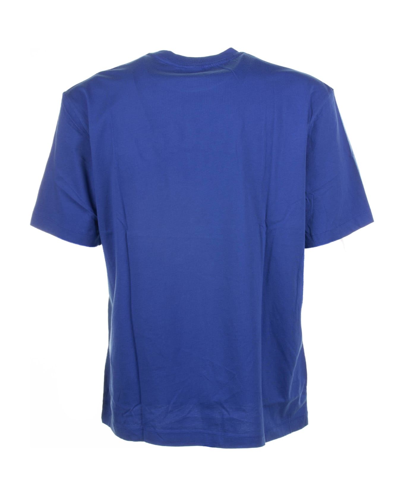 Blauer Blue Cotton T-shirt - MOLTO BLU