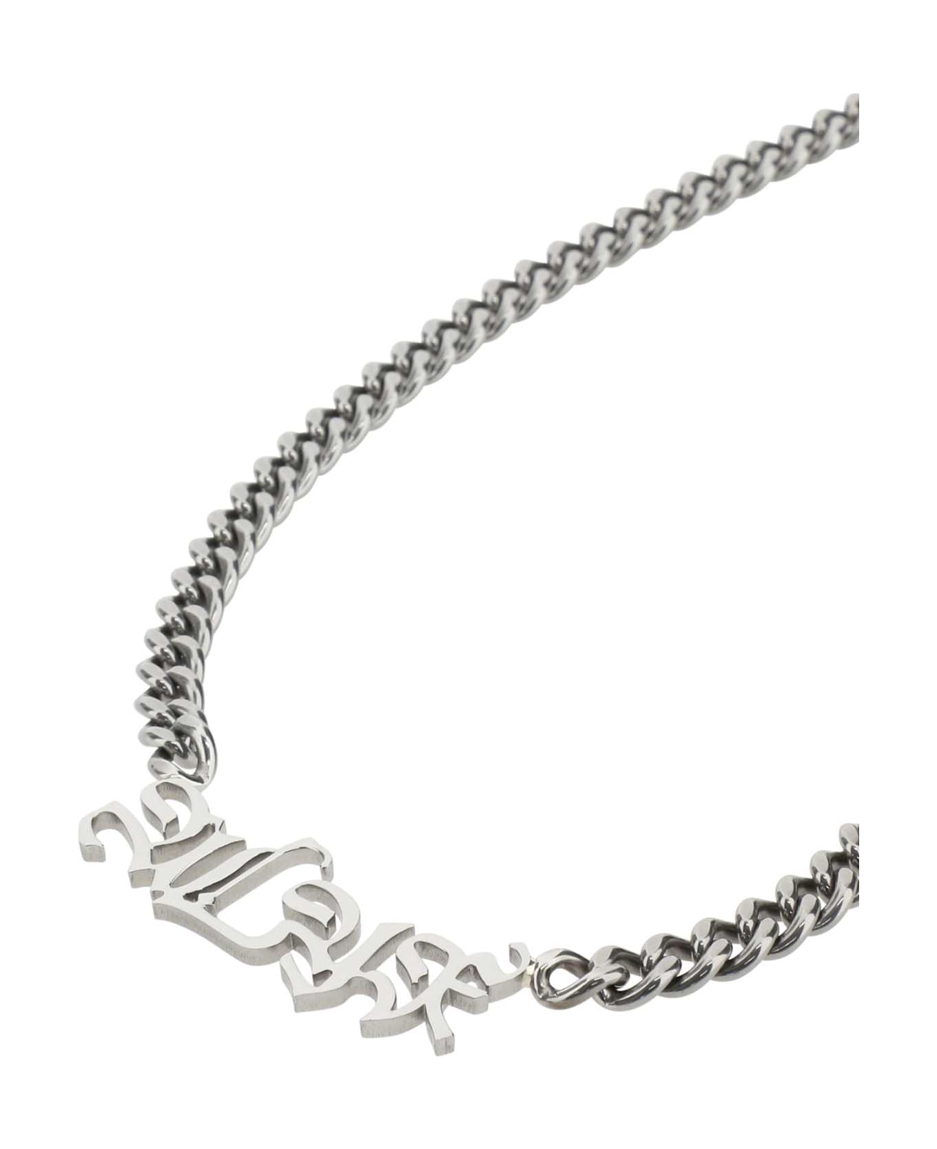 1017 ALYX 9SM Ruthenium Metal Necklace - GRY0002 ネックレス