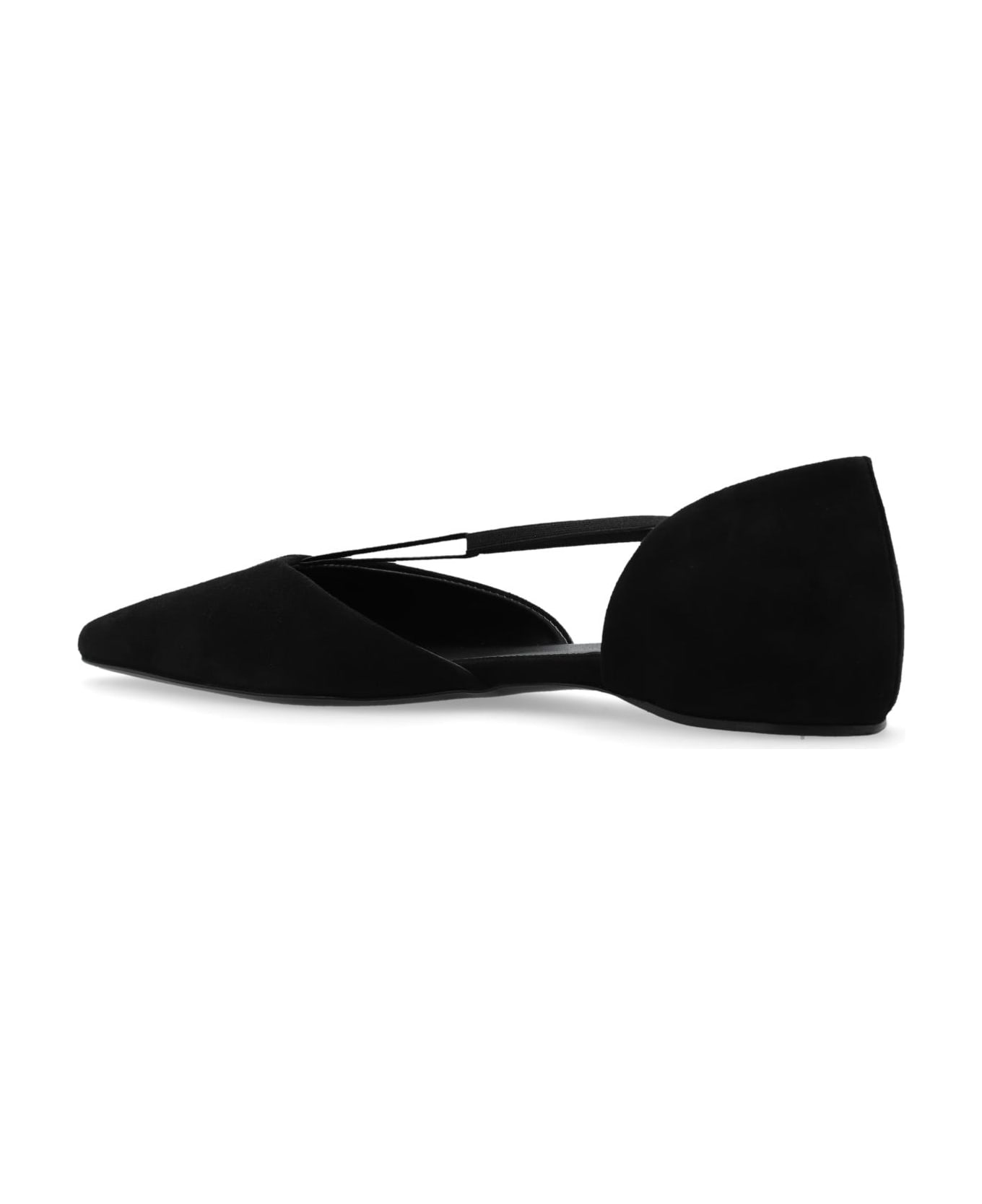 Totême Toteme Suede Ballet Flats - Black