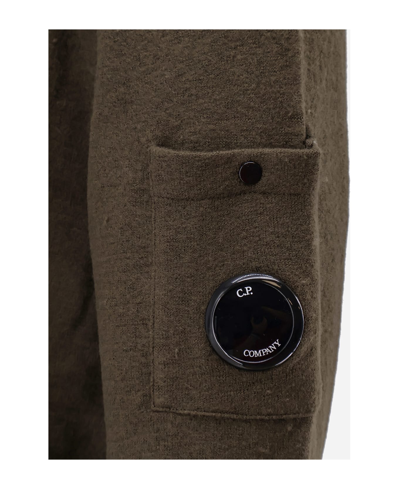C.P. Company Wool And Cotton Sweater - IVY GREEN