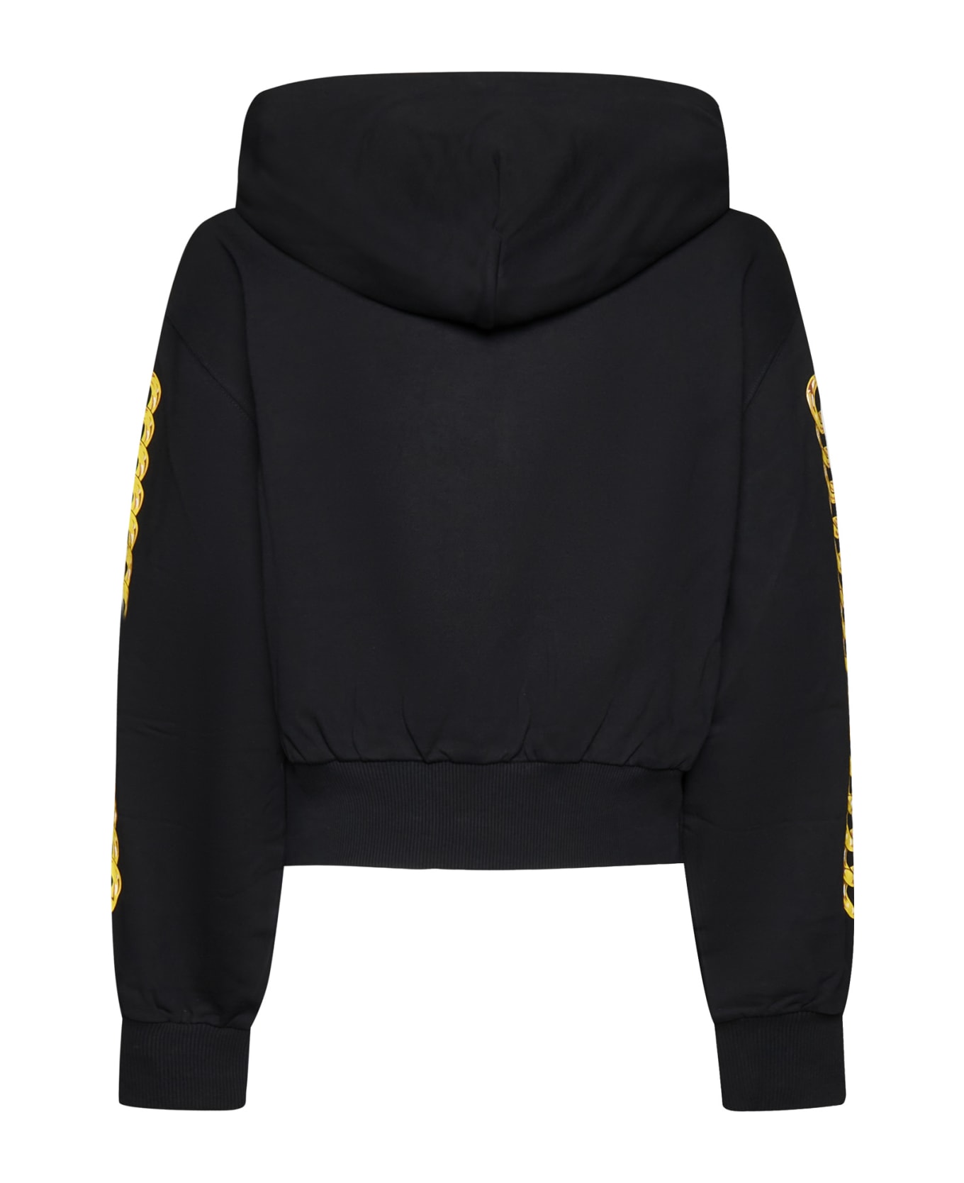 Versace Jeans Couture Chain Logo Hoodie - Black/gold