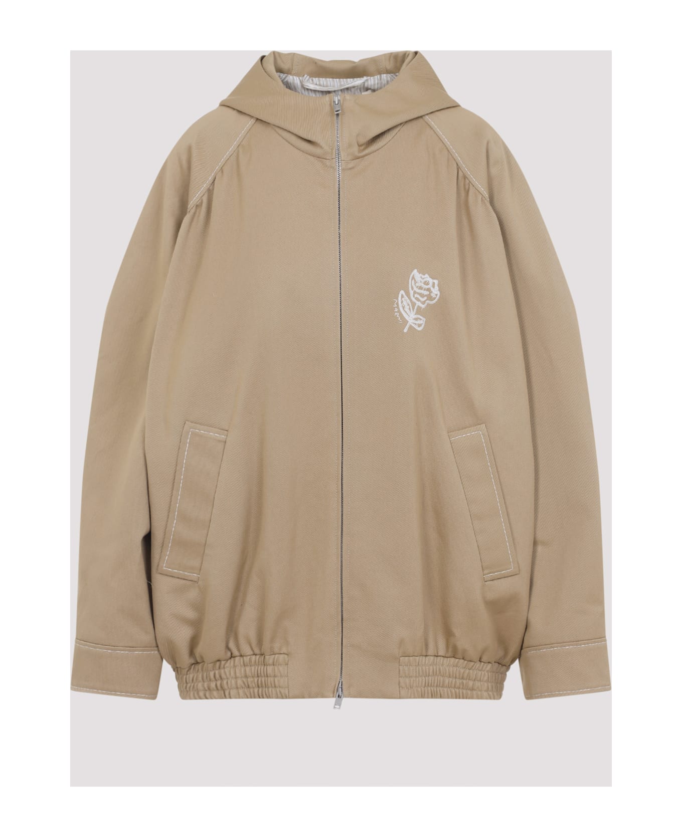 Marni Cotton Bomber Jacket - Cement ジャケット