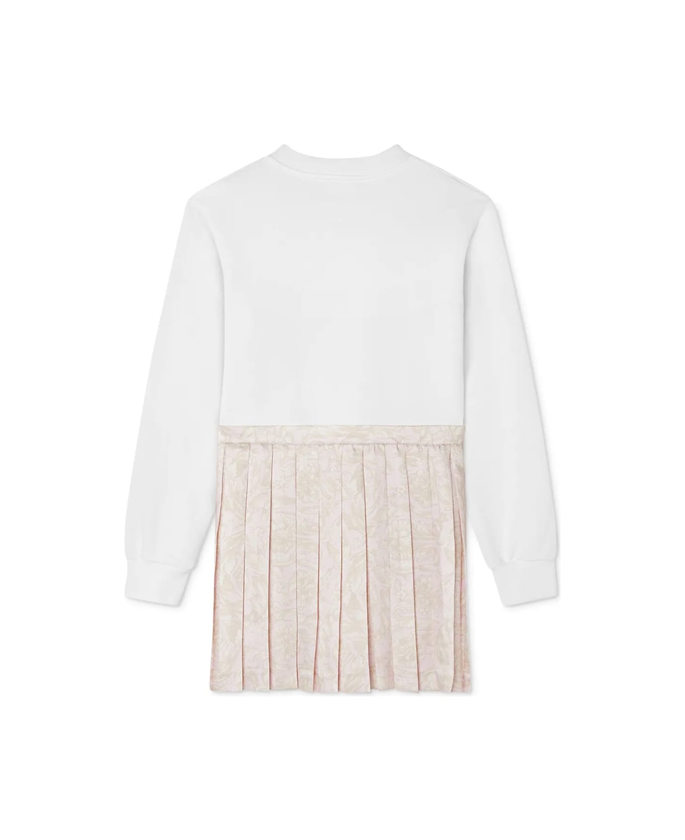 Versace Sweater Model Dress With Baroque Print - Multicolor