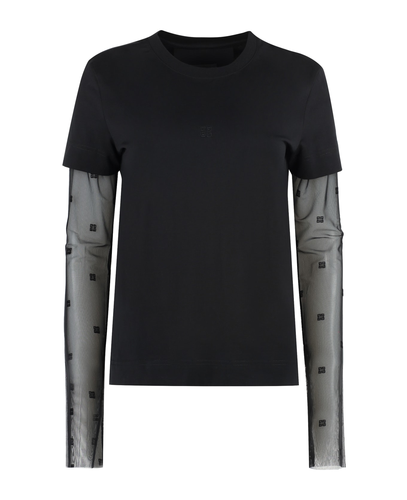 Givenchy Cotton Crew-neck T-shirt - black Tシャツ