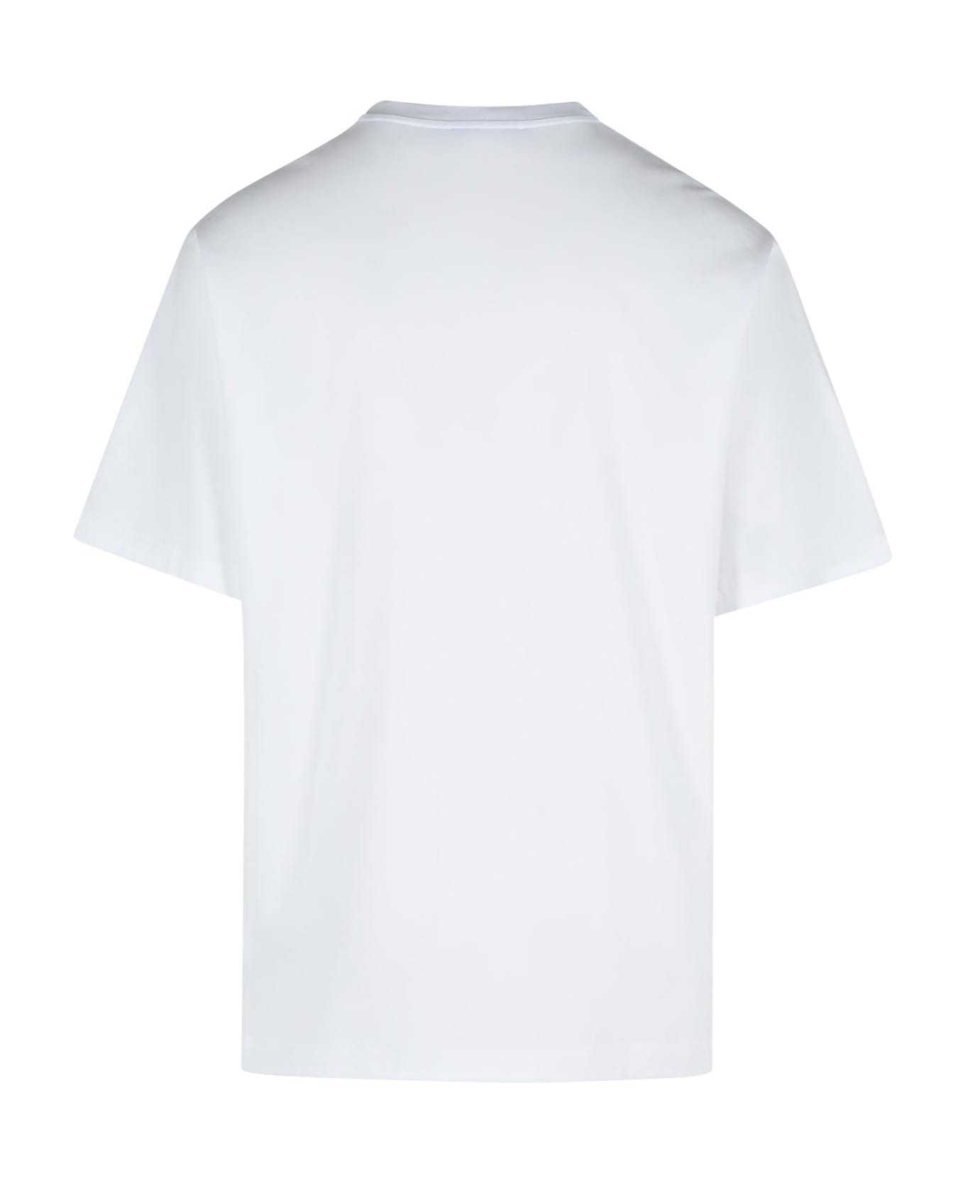 Dolce 
Gabbana White Cotton T-shirt - Bianco Ottico