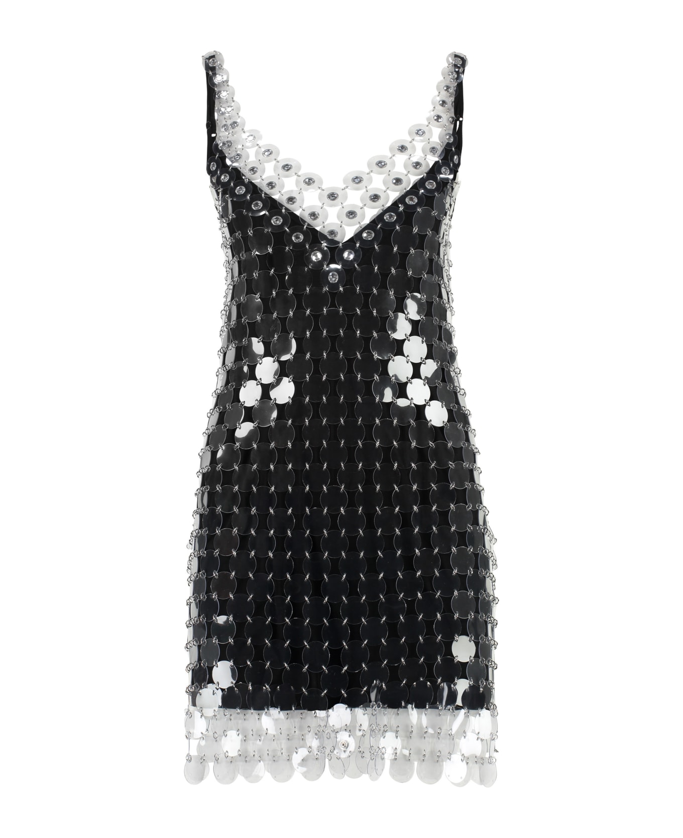 Paco Rabanne Maxi Transparent Sequin Dress - Transparent ワンピース＆ドレス