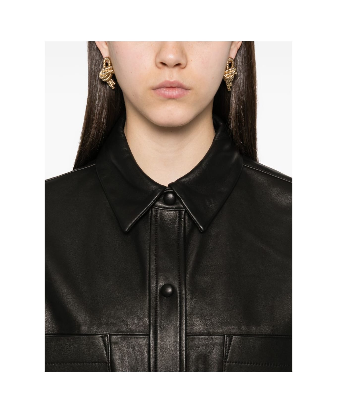IRO Sasha Leather Jacket - Black