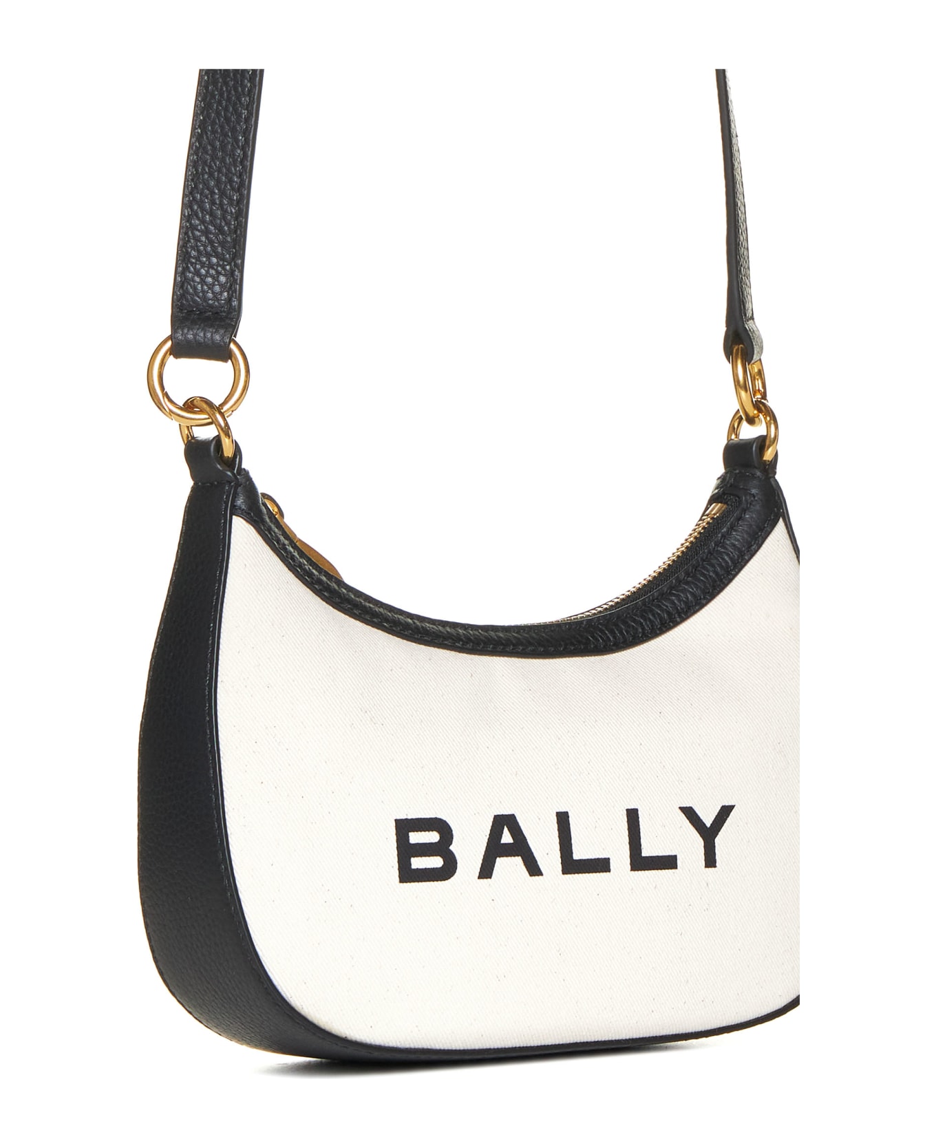 Bally Shoulder Bag - Natural/black+oro