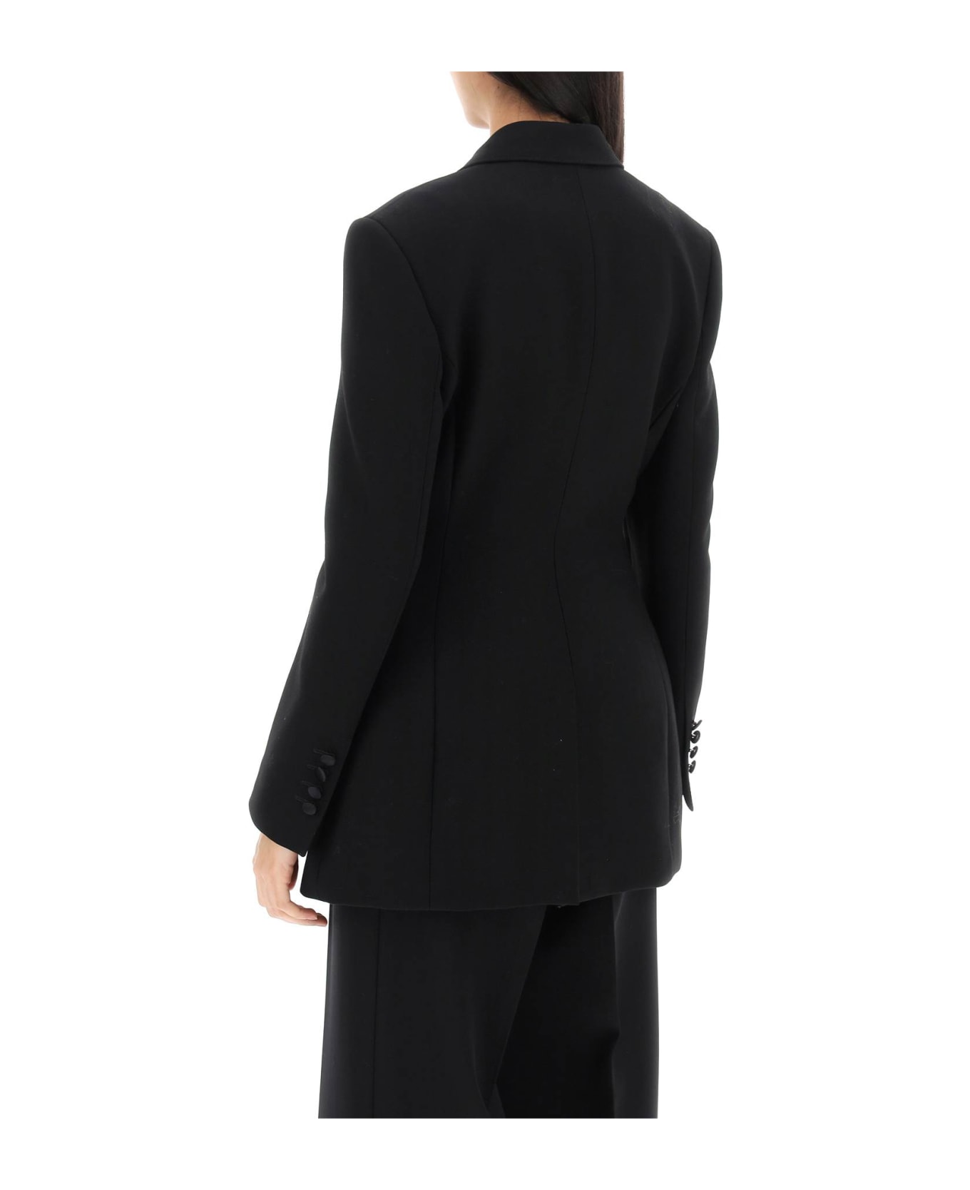 Dolce & Gabbana Dolce Jacket In Wool Cady - NERO (Black) コート