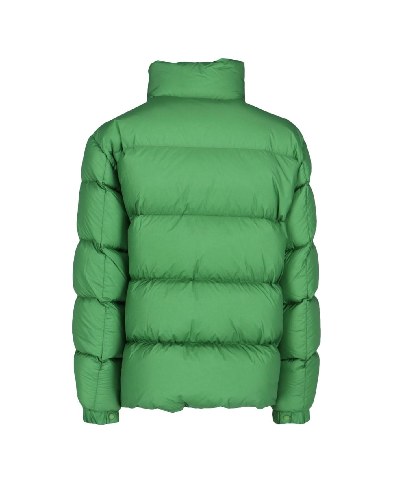 Moncler Citala High Neck Cropped Down Jacket - Green