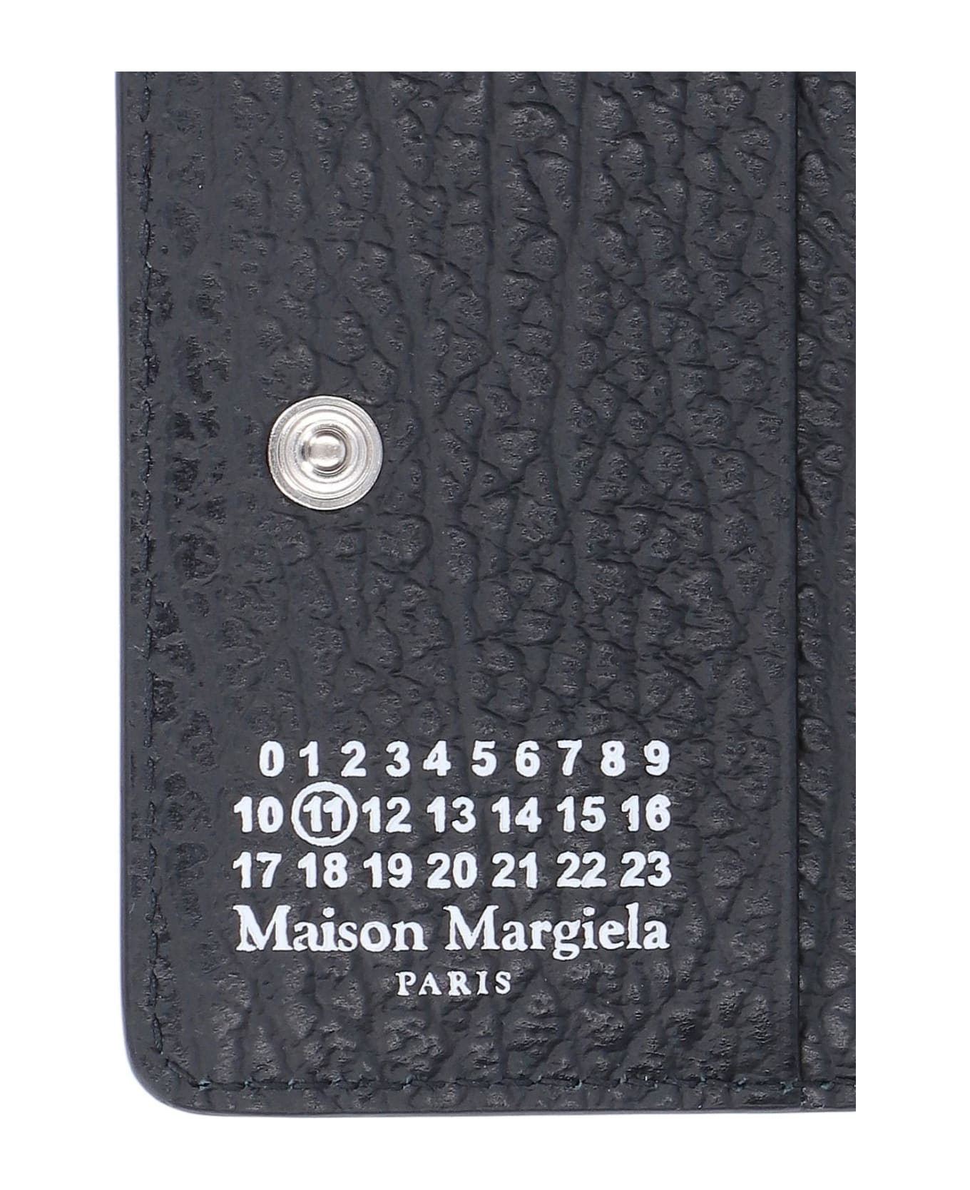 Maison Margiela Leather Cardholder - Black