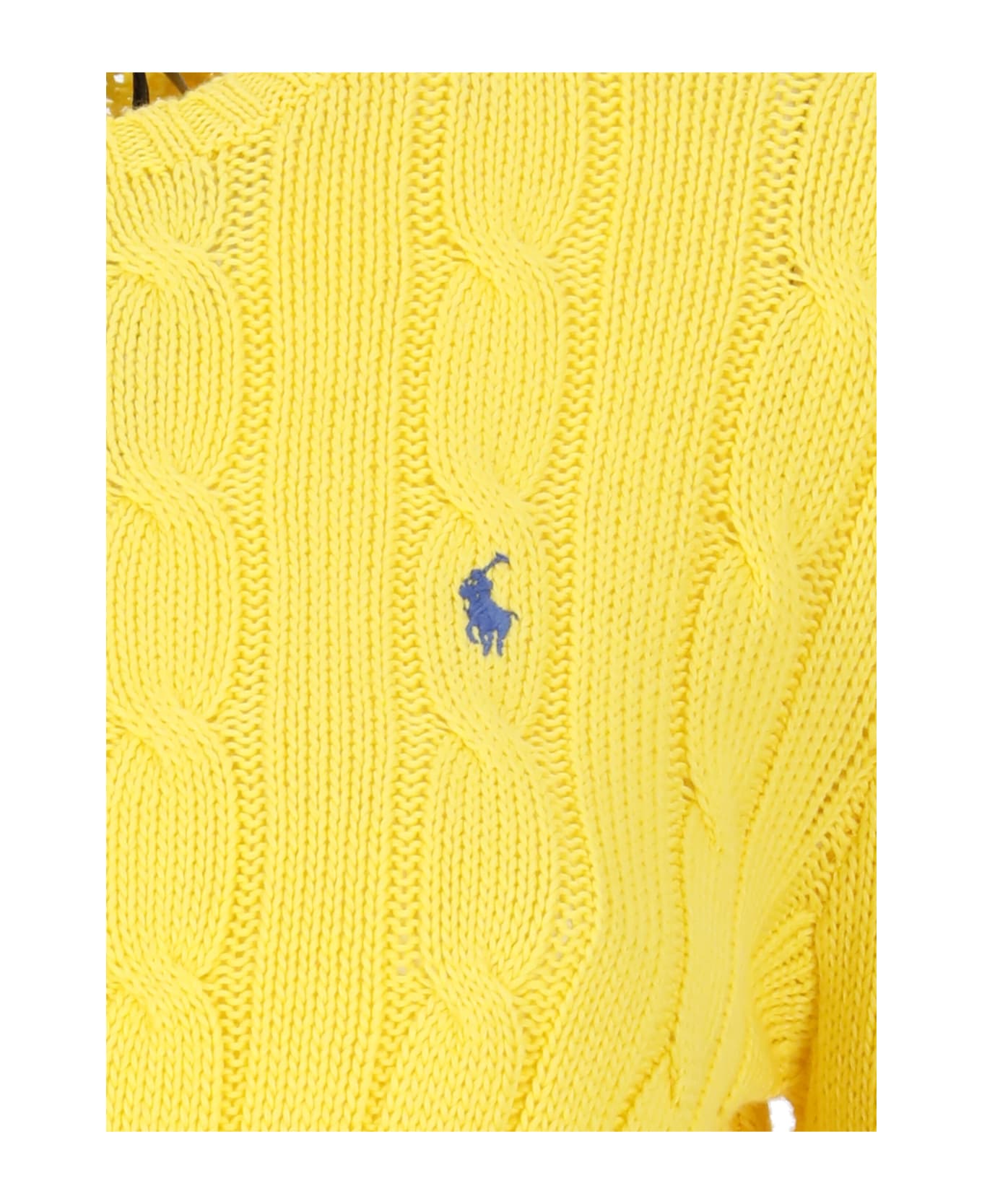 Ralph Lauren Sweater With Pony - Yellow