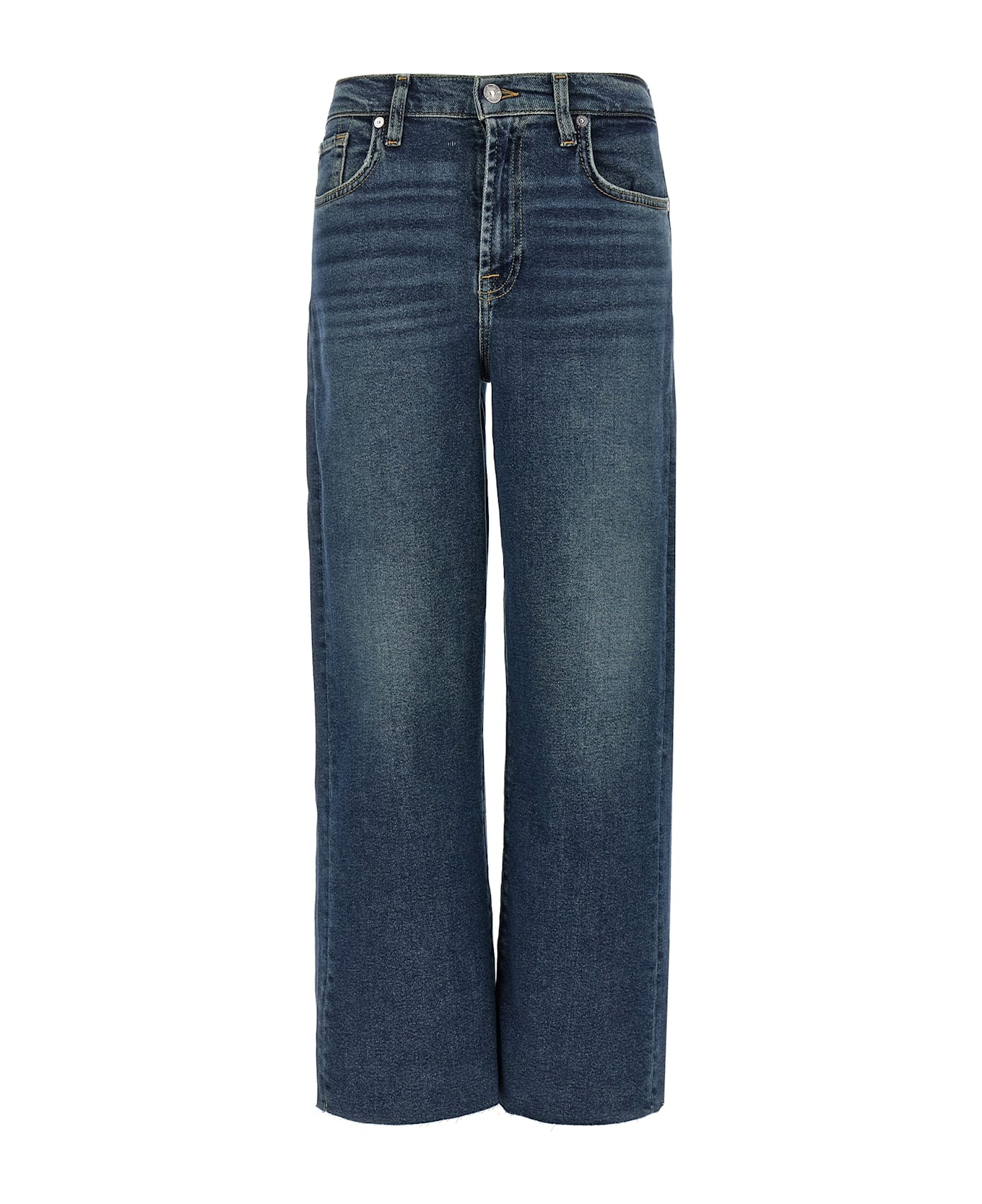 7 For All Mankind 
alexa Cropped
 Jeans - Light Blue