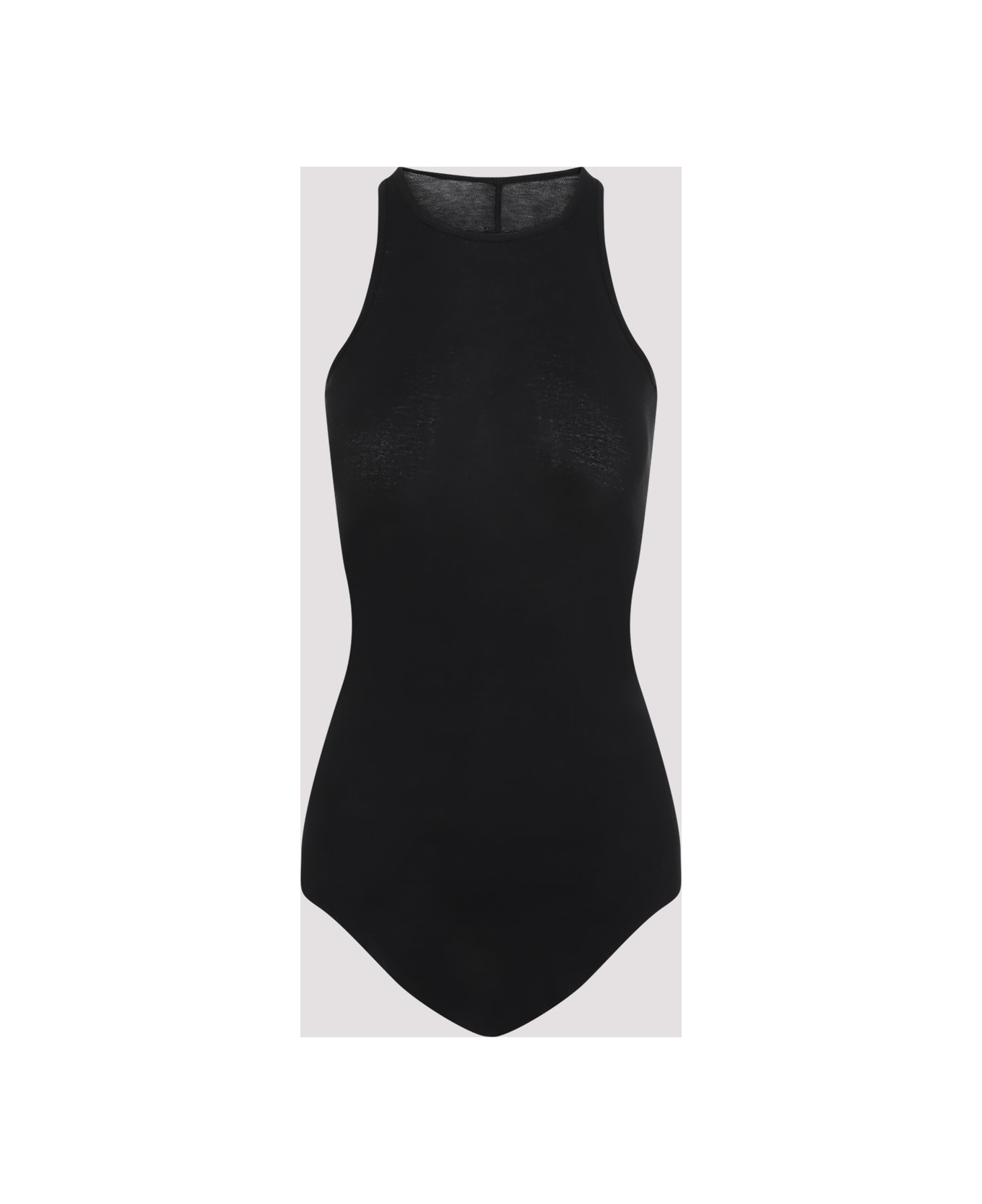Rick Owens Ribbed Tank Top - Black