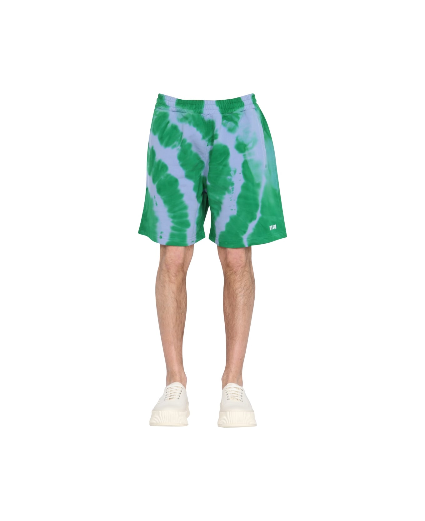 MSGM Sweat Shorts - GREEN ショートパンツ
