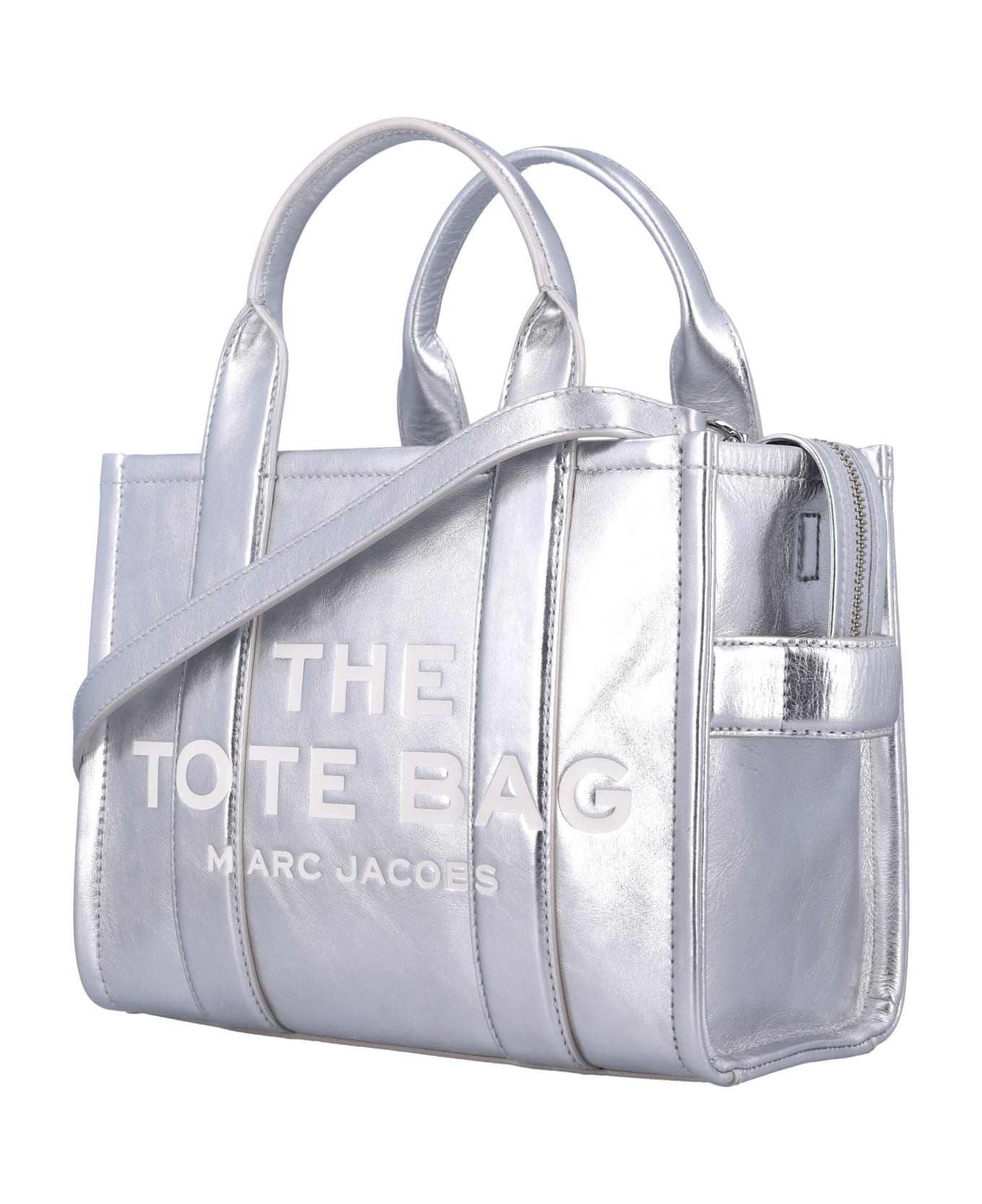 Marc Jacobs The Small Tote - METALLIC SILVER