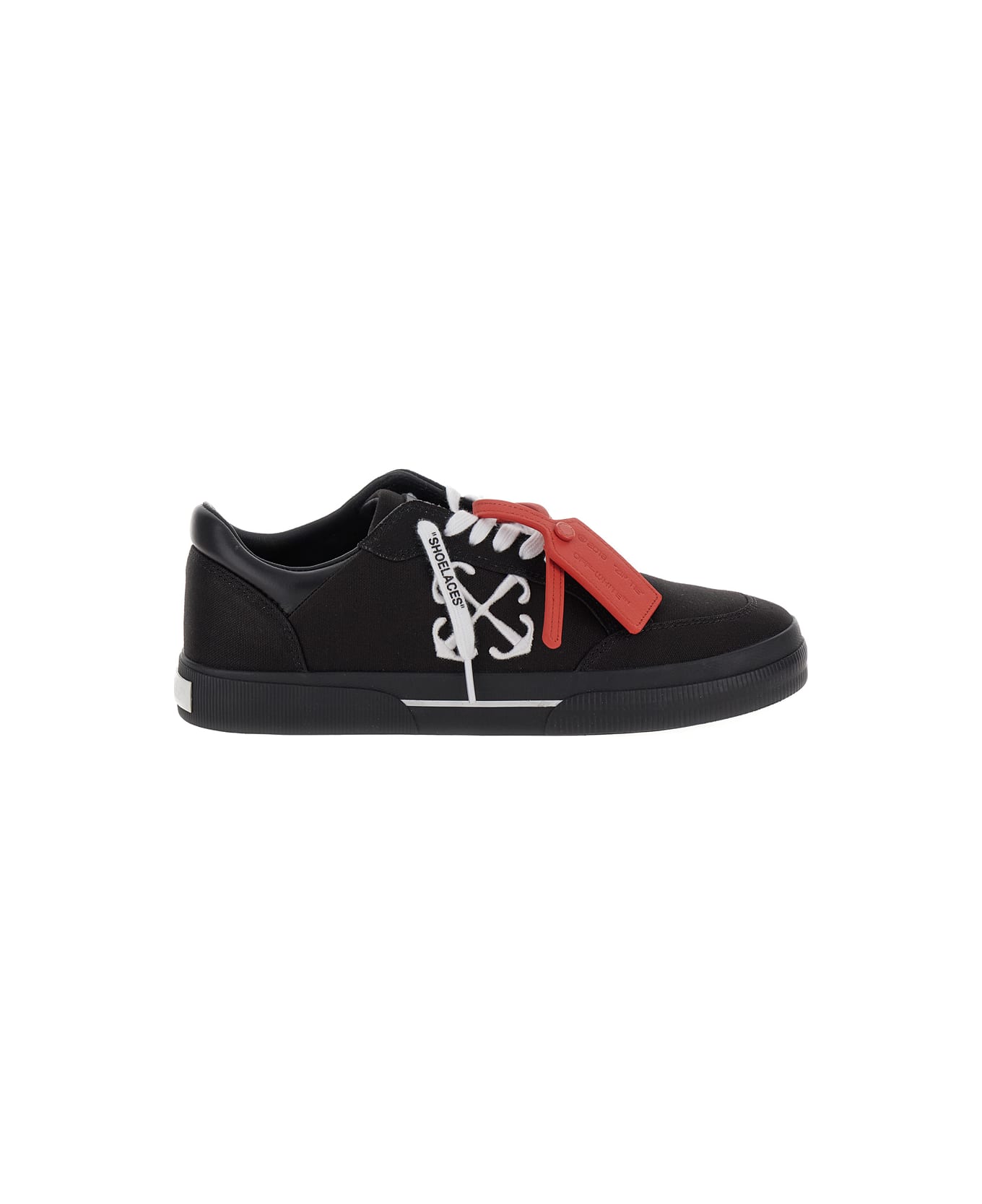 Off-White New Low Vulcanized Canvas Black - White - Black