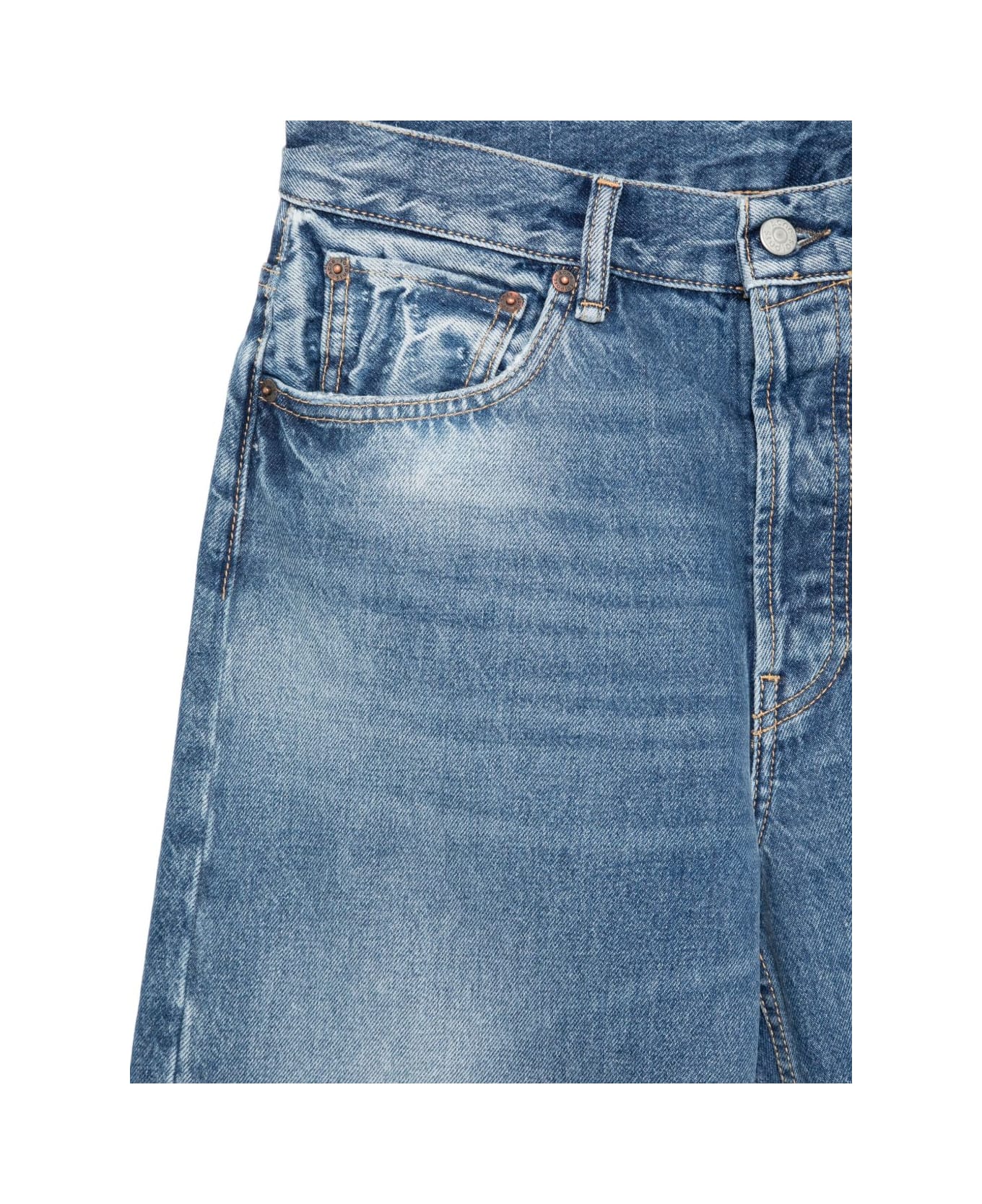 Acne Studios Denim Cotton Jeans - Blue