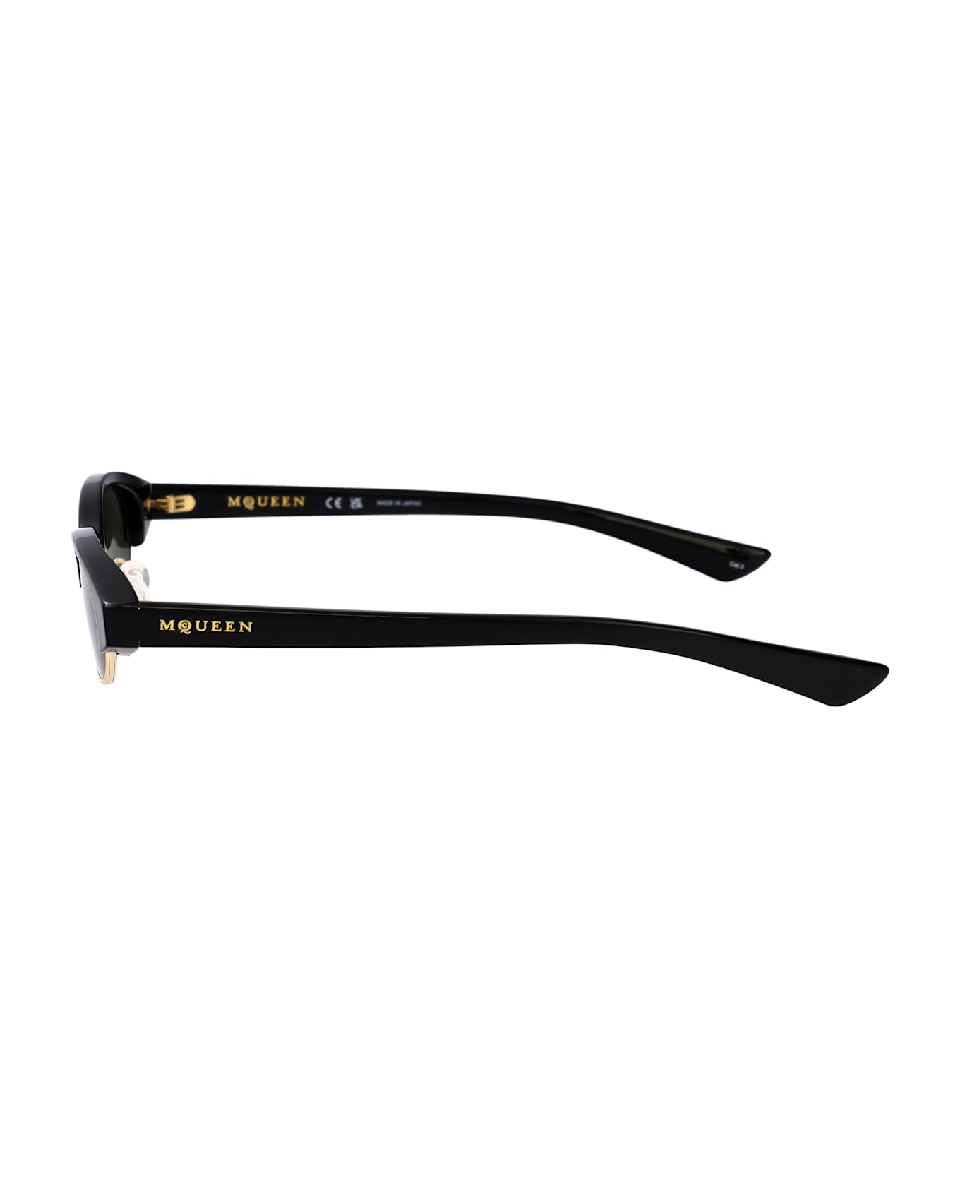Alexander McQueen Eyewear Am0534s Sunglasses - BLACK-BLACK-GREY