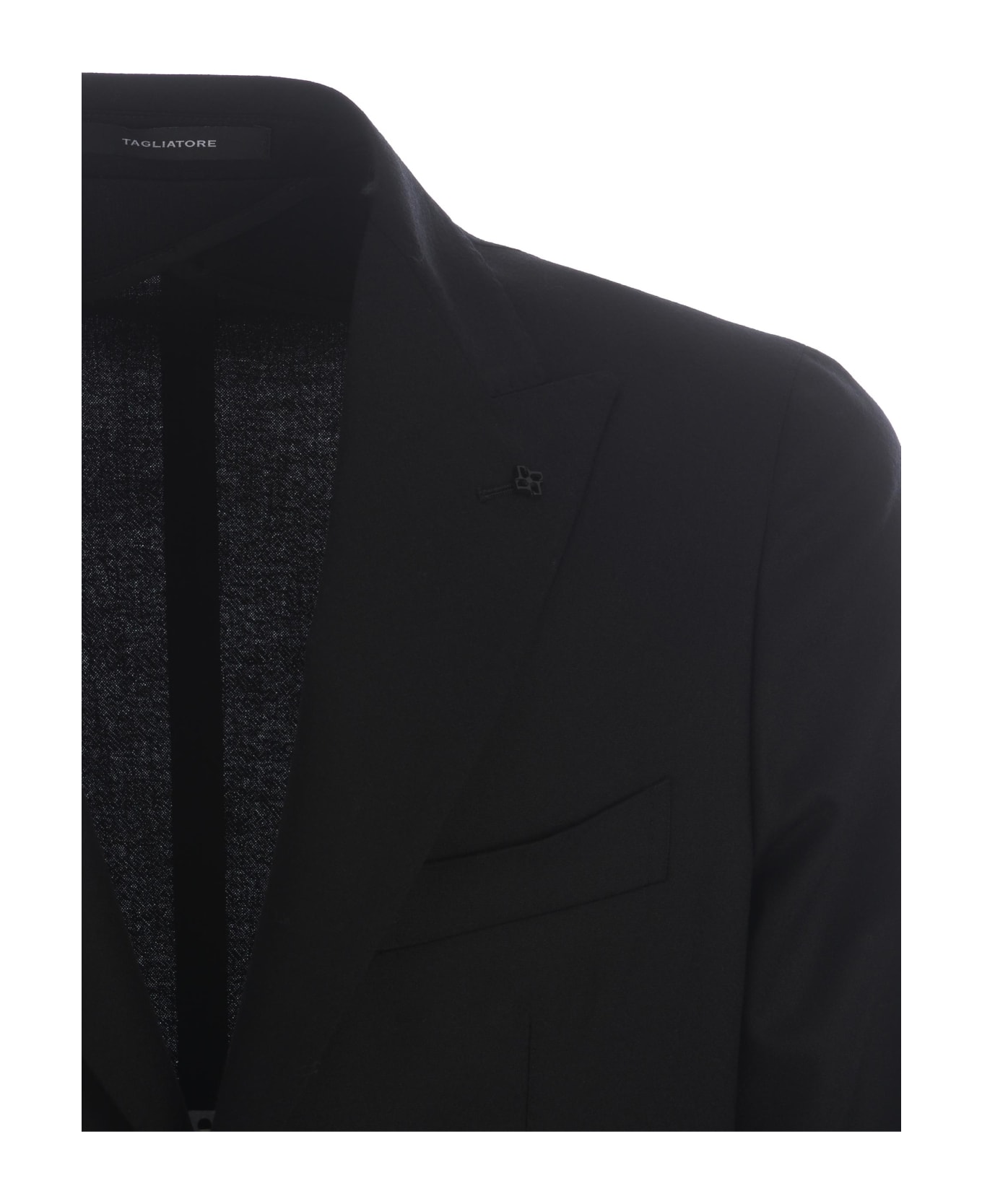 Tagliatore Jacket Tagliatore In Wool - Black