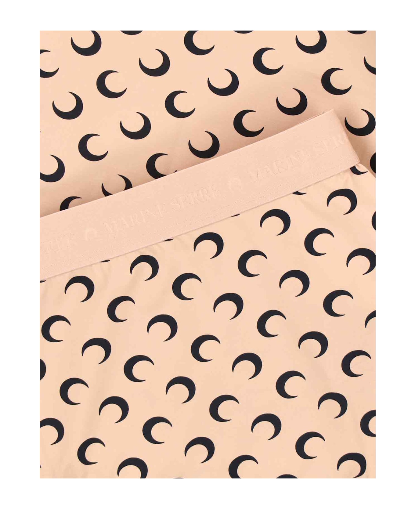 Marine Serre 
moon
 Midi Skirt - Beige