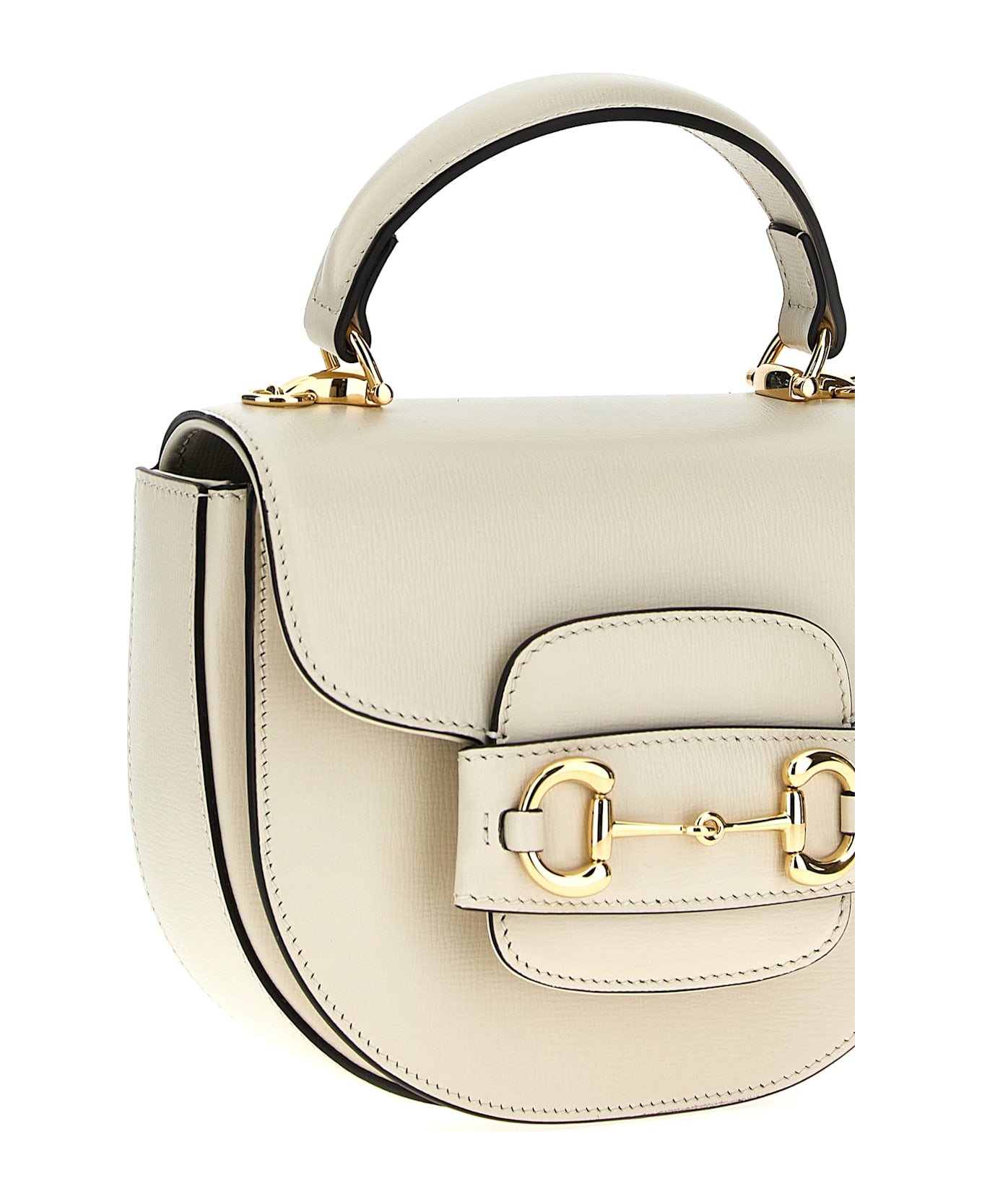 Gucci 'gucci Horsebit 1955 Mini' Handbag - White