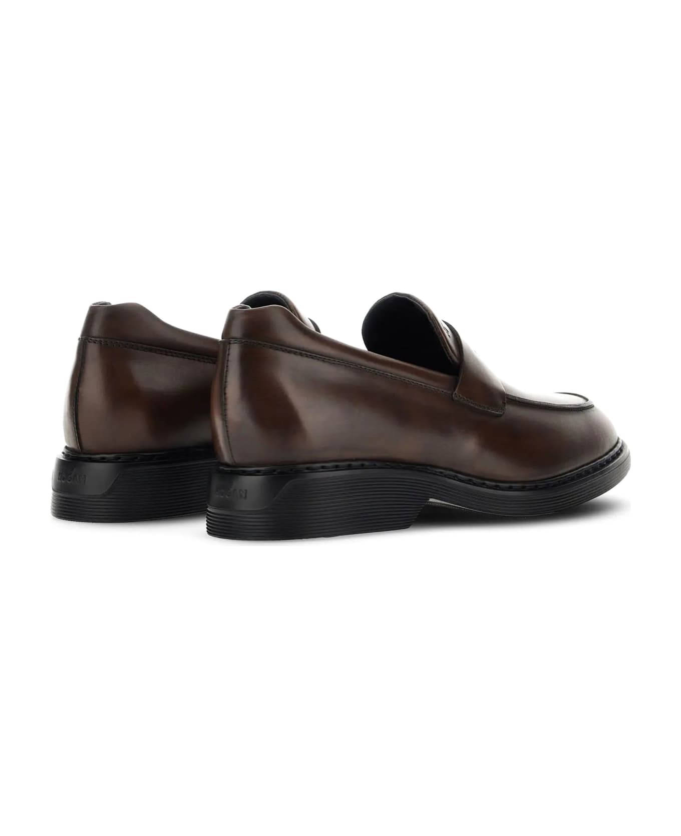 Hogan Flat Shoes Brown - Brown