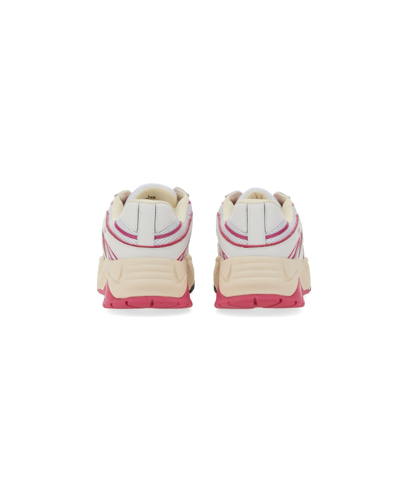MSGM Vortex Sneaker With Vibram Sole - WHITE