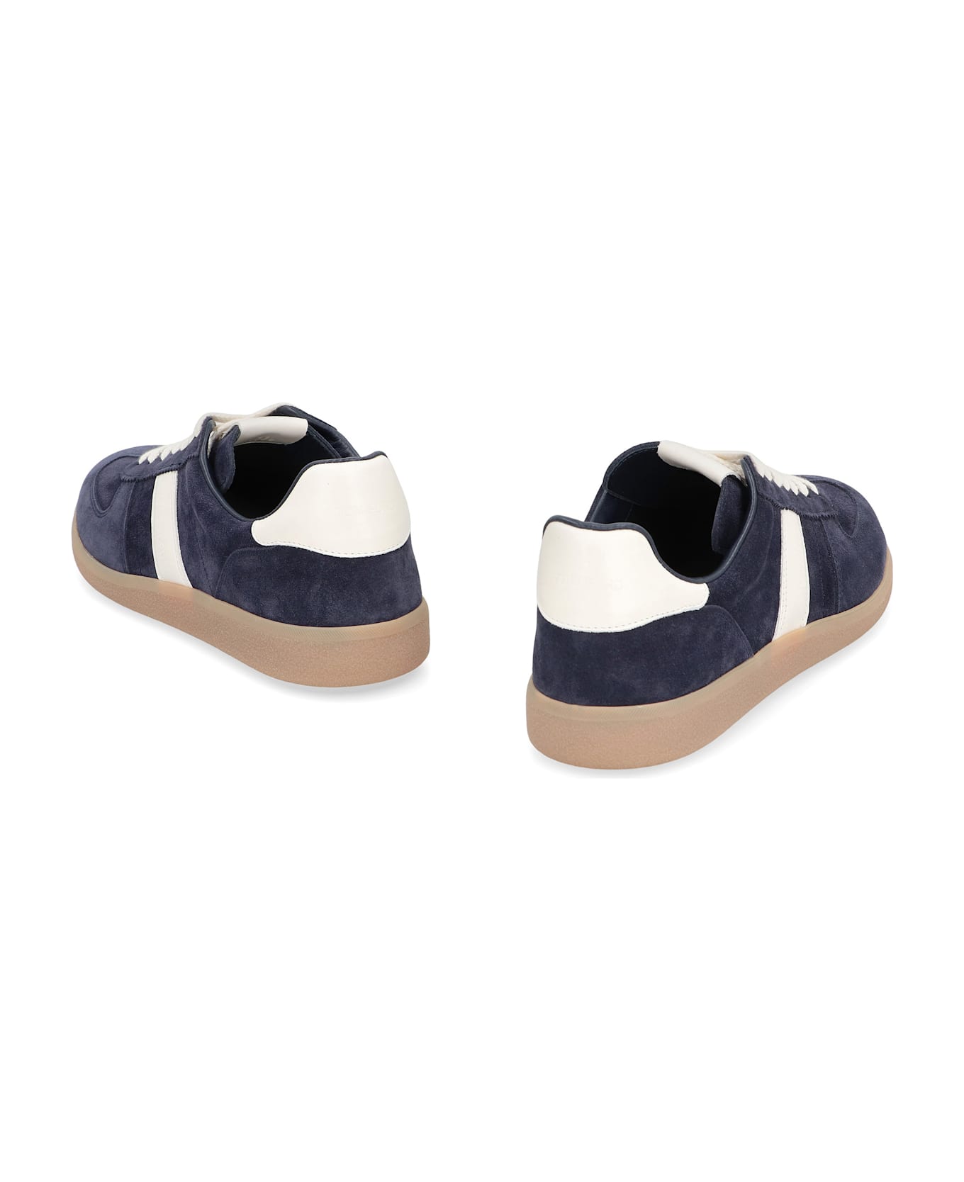 Tom Ford Archer Suede Sneakers - blue