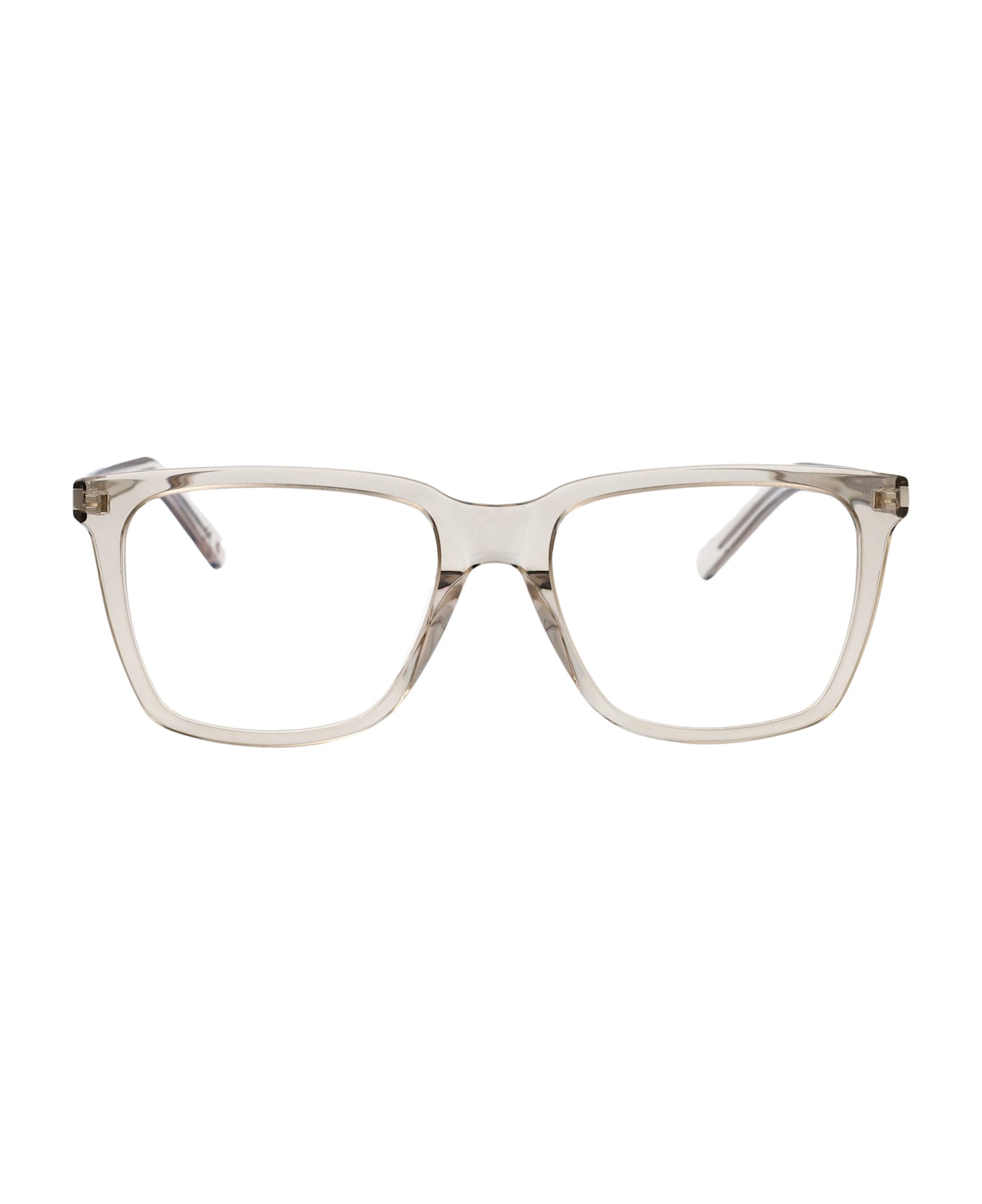 Saint Laurent Eyewear Sl 717 Slim Glasses - BEIGE-BEIGE-TRANSPARENT