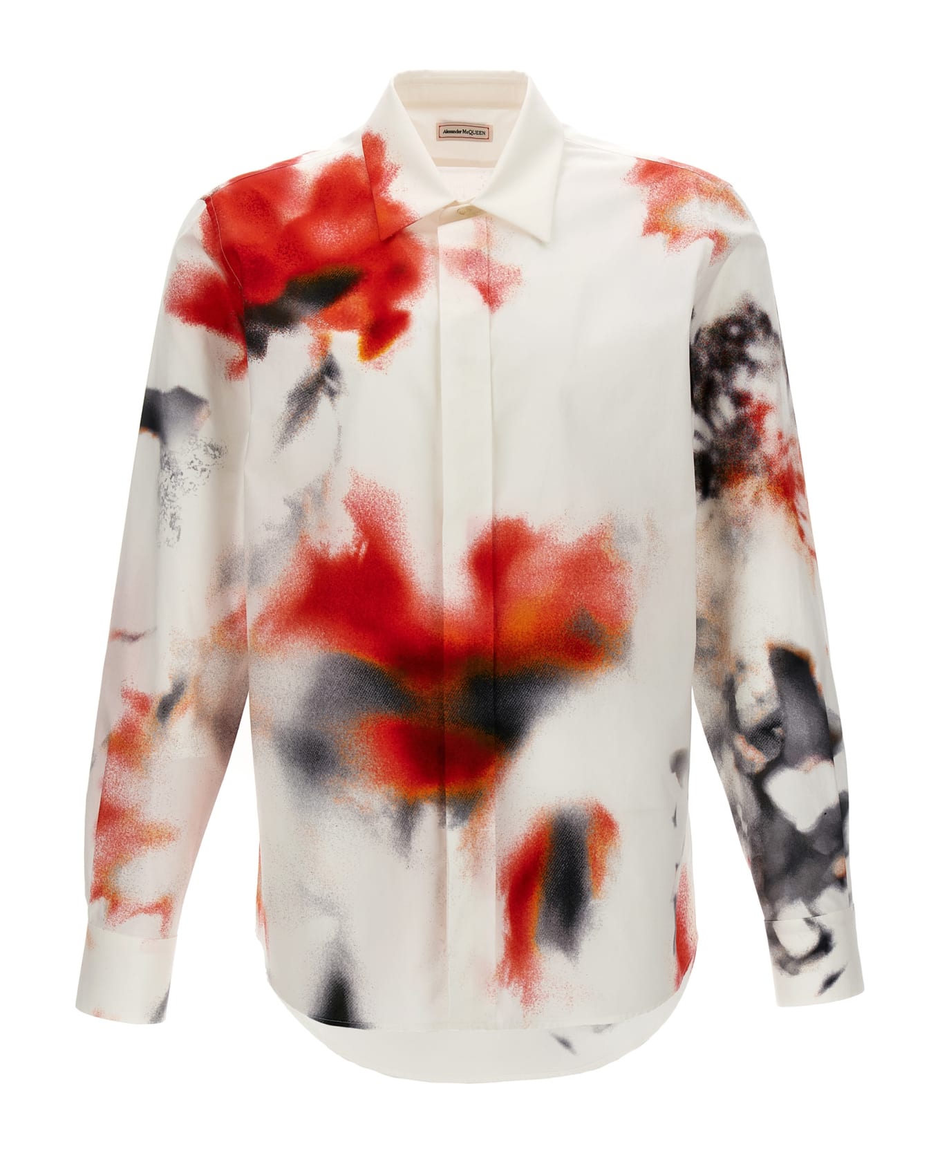Alexander McQueen 'obscured Flower' Shirt - Multicolor