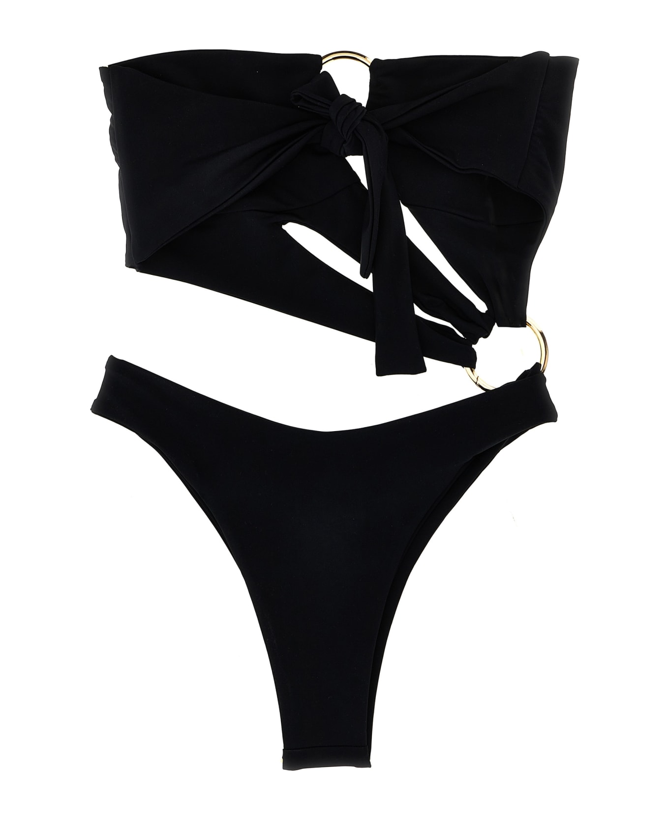 Louisa Ballou 'strapless Sex Wax' One-piece Swimsuit - Black 水着