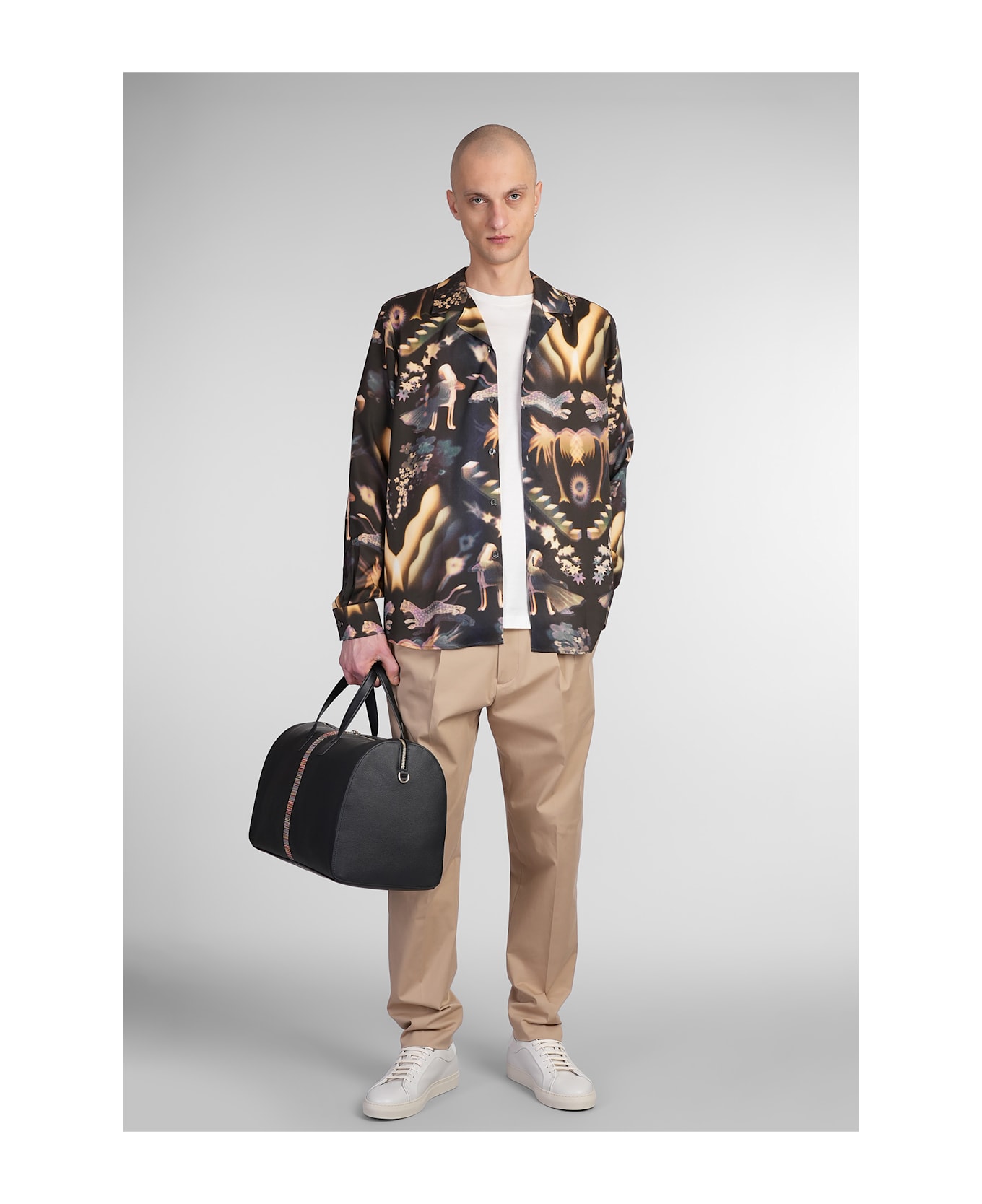 Paul Smith Shirt In Multicolor Wool And Polyester - multicolor