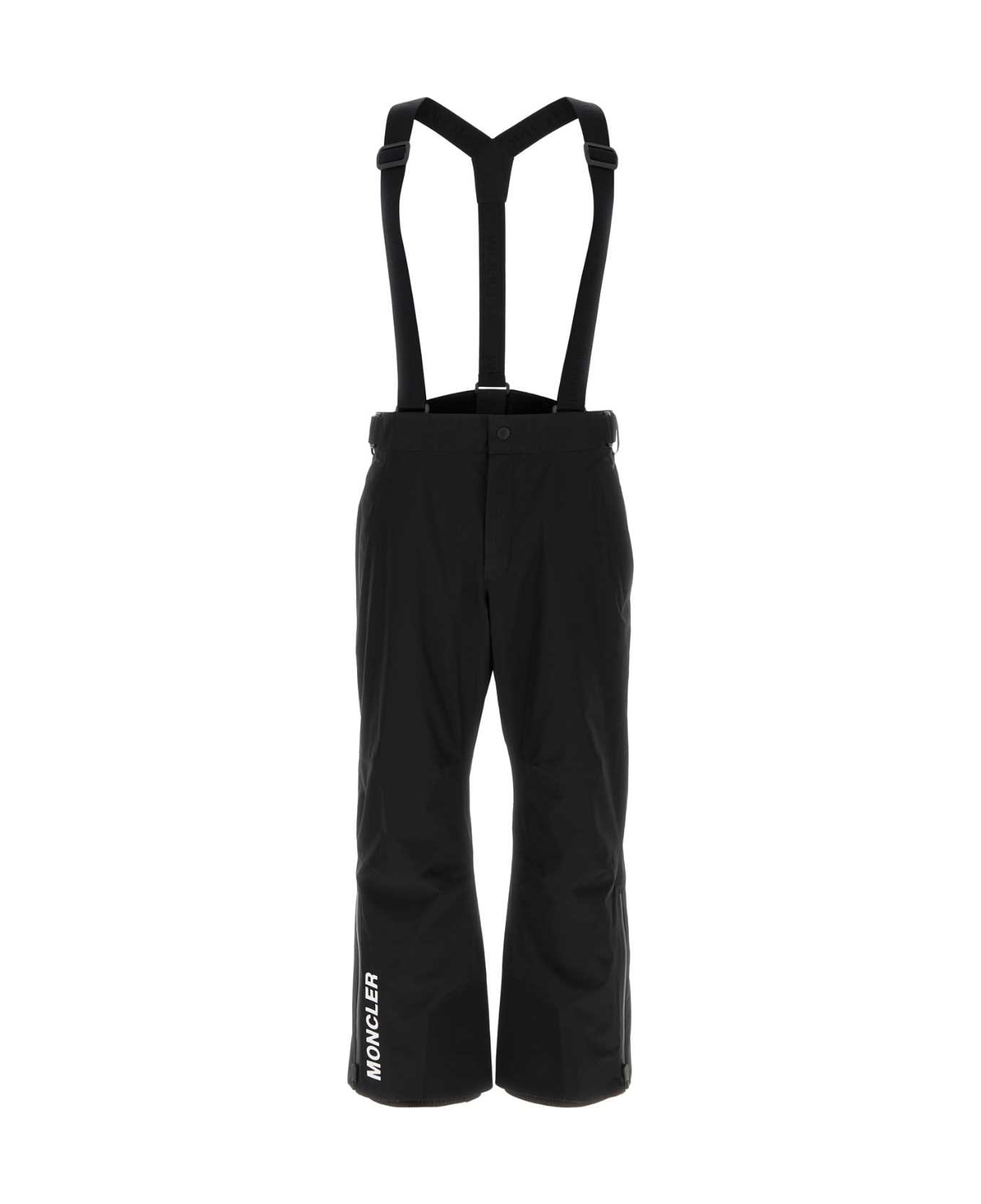 Moncler Grenoble Black Polyester Ski Pant - 999