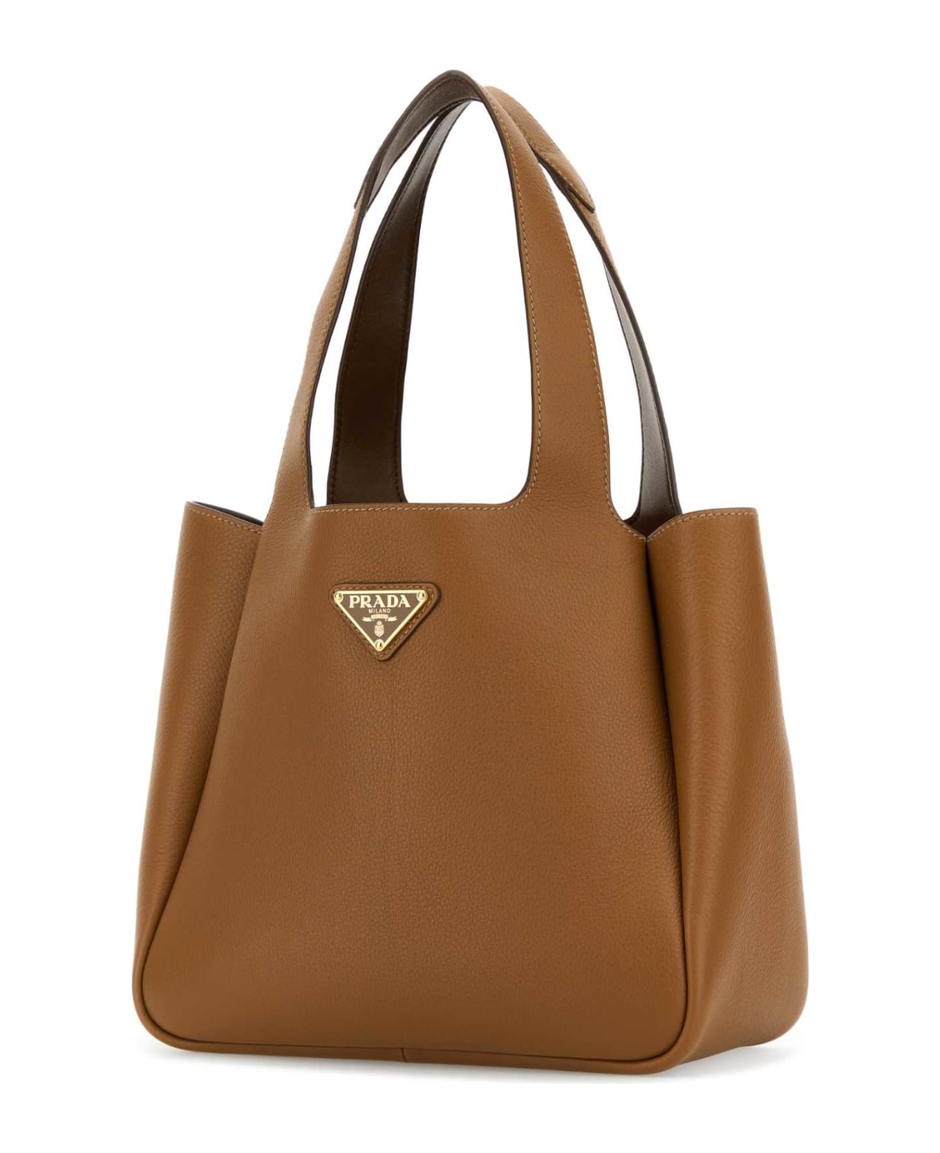 Prada Caramel Leather Handbag - CARAMELLO