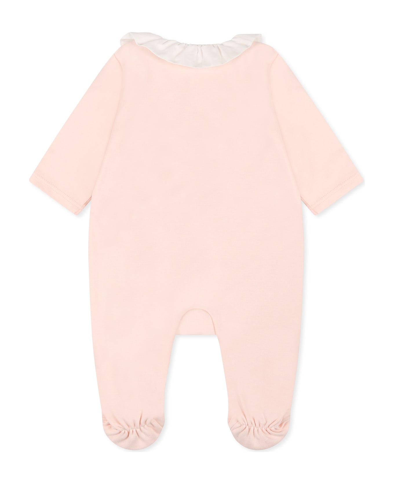 Chloé Pink Set For Baby Girl With Logo - Pink