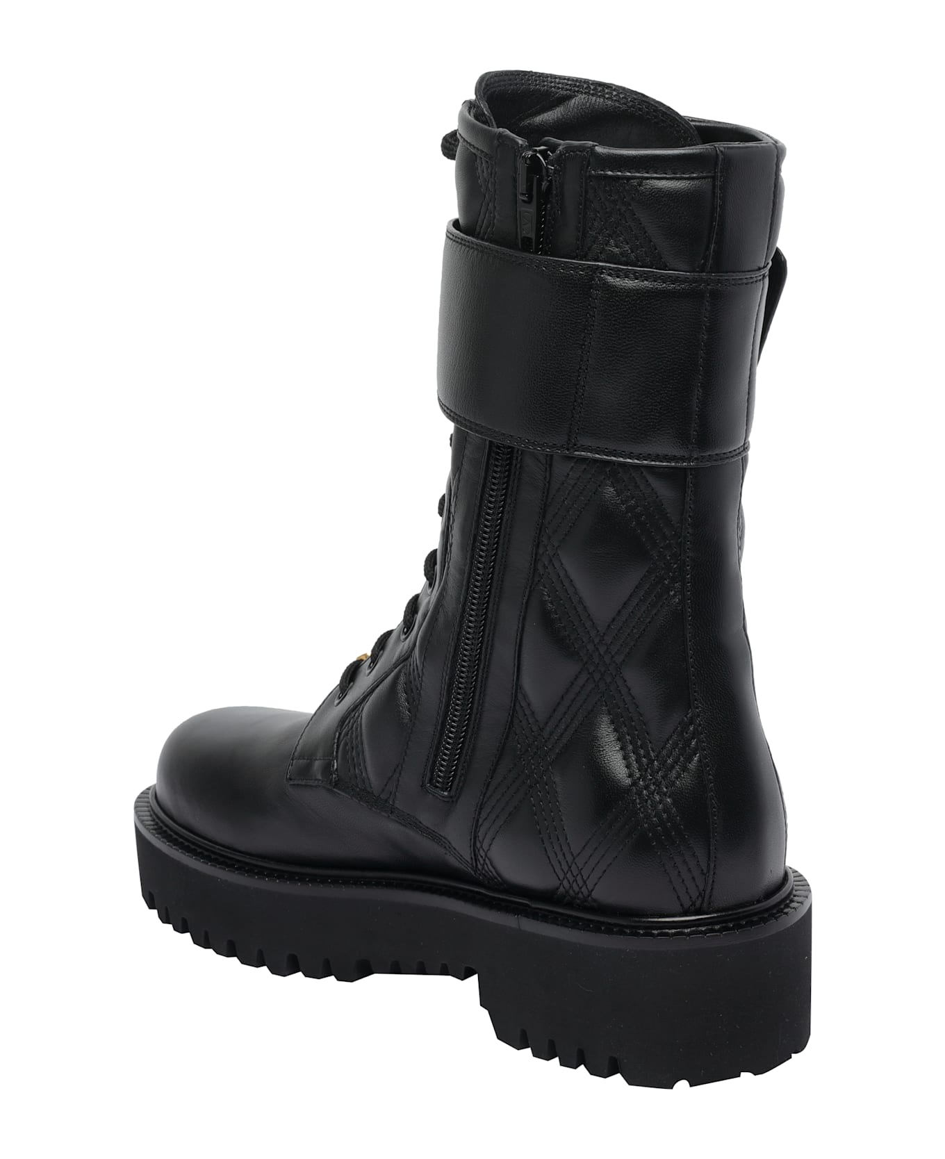 Valentino Garavani Valentino Combat Booties - Black