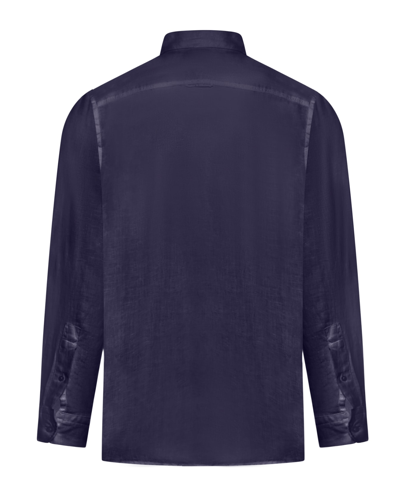 Woolrich Linen Shirt - Maritime Blue
