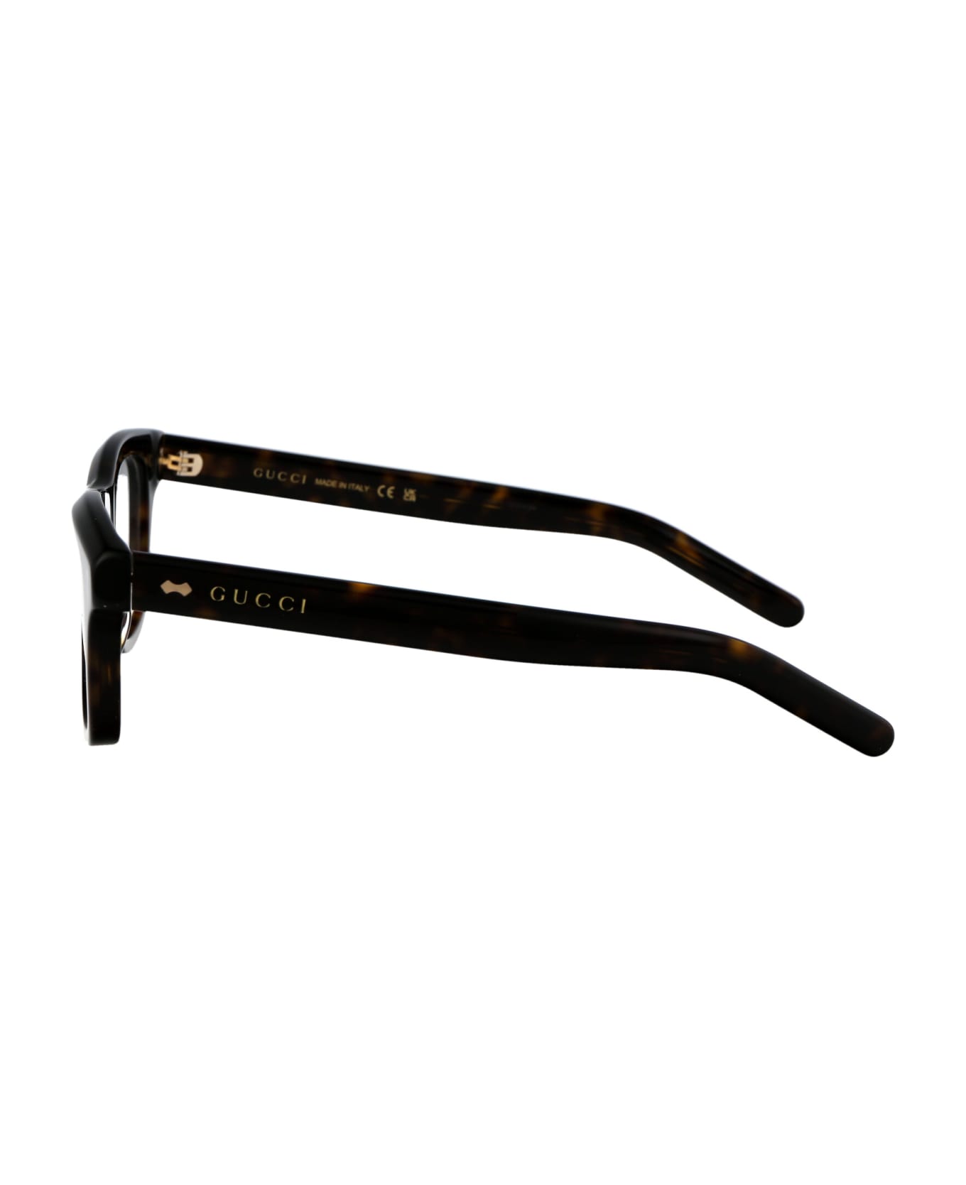 Gucci Eyewear Gg1526o Glasses - 002 HAVANA HAVANA TRANSPARENT アイウェア
